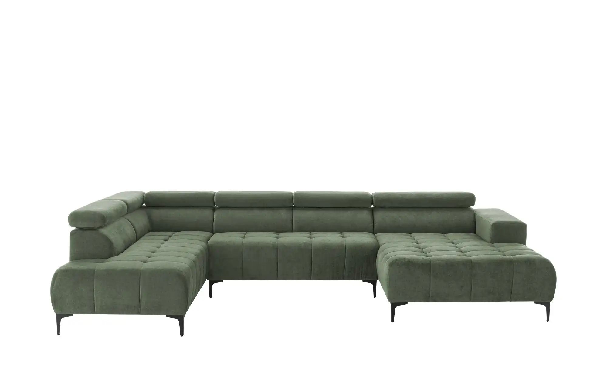 switch Wohnlandschaft  Caro ¦ grün ¦ Maße (cm): B: 350 H: 81 T: 214.0 Polst günstig online kaufen