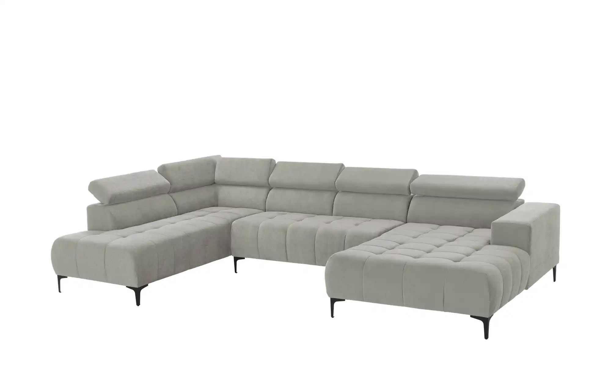 switch Wohnlandschaft  Caro ¦ grau ¦ Maße (cm): B: 350 H: 81 T: 214.0 Polst günstig online kaufen