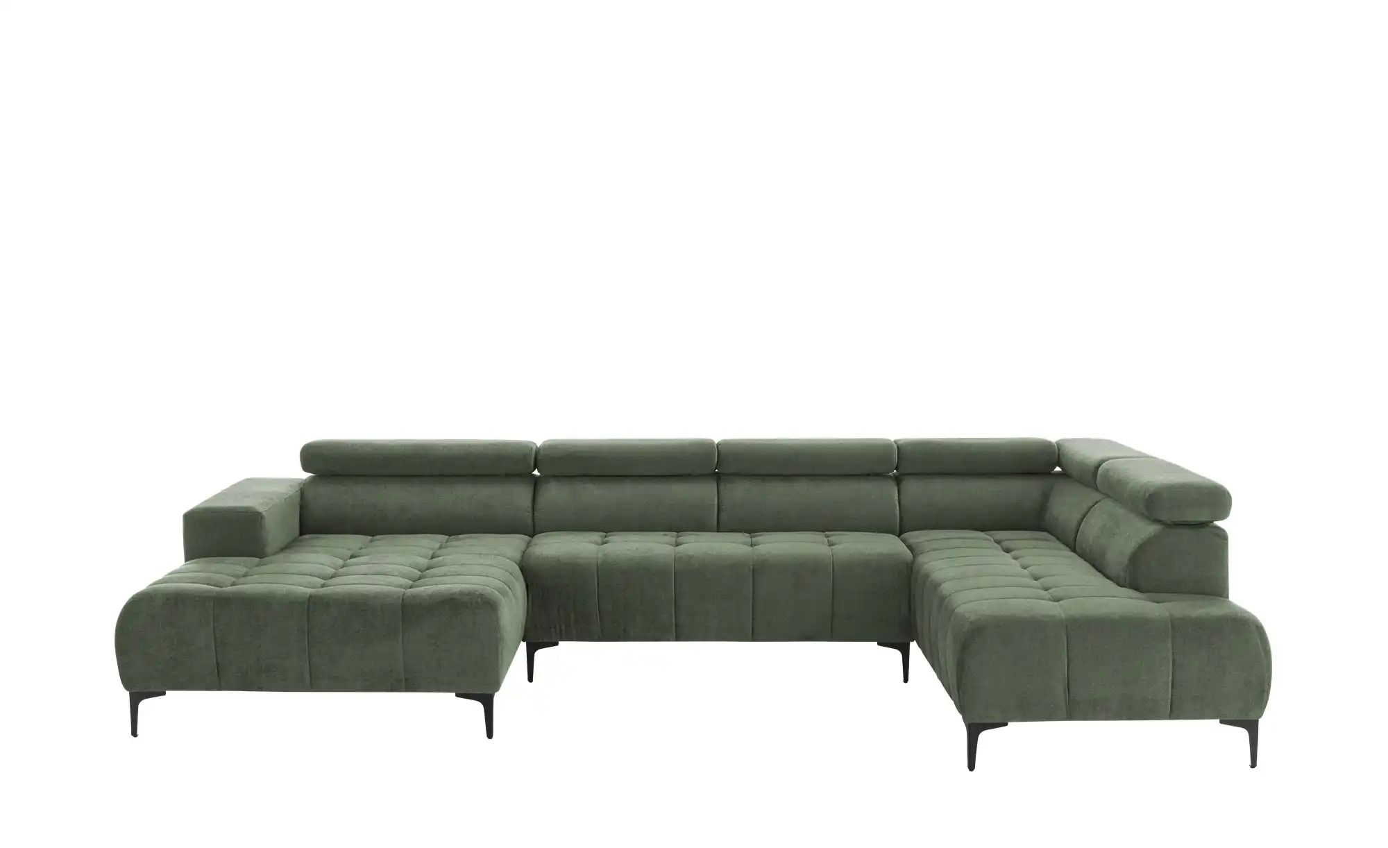 switch Wohnlandschaft  Caro ¦ grün ¦ Maße (cm): B: 350 H: 81 T: 214.0 Polst günstig online kaufen