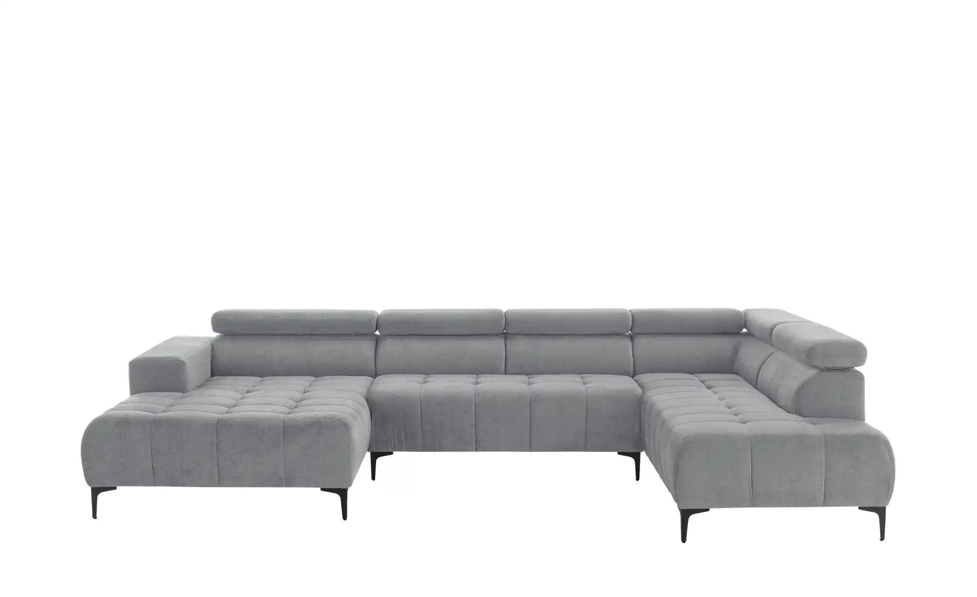 switch Wohnlandschaft  Caro ¦ grau ¦ Maße (cm): B: 350 H: 81 T: 214.0 Polst günstig online kaufen