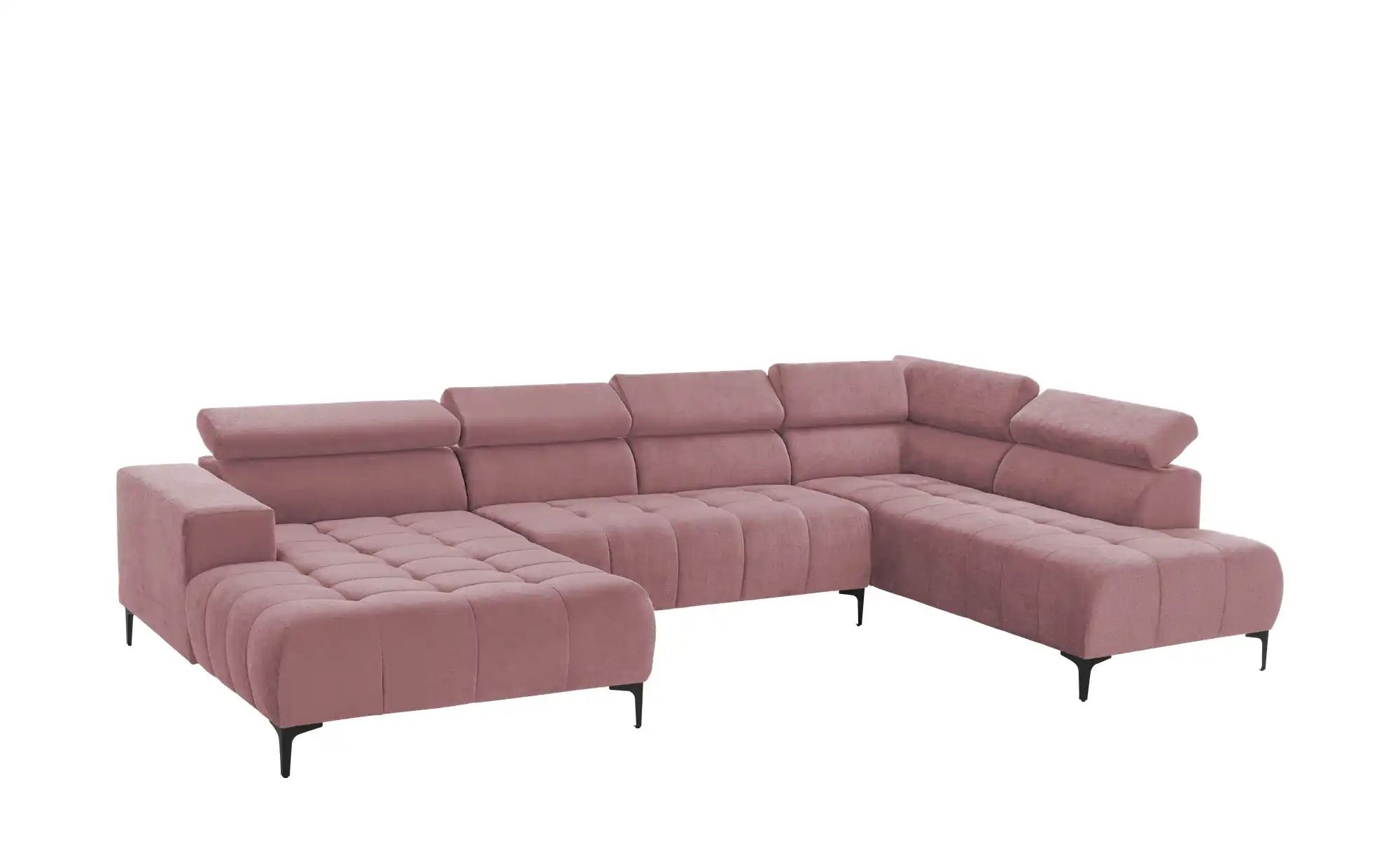 Thumbnail - switch Wohnlandschaft Caro ¦ rosa/pink ¦ Maße (cm): B: 350 H: 81 T: 214.0 Polstermöbel > Sofas > Wohnlandschaften - Höf...