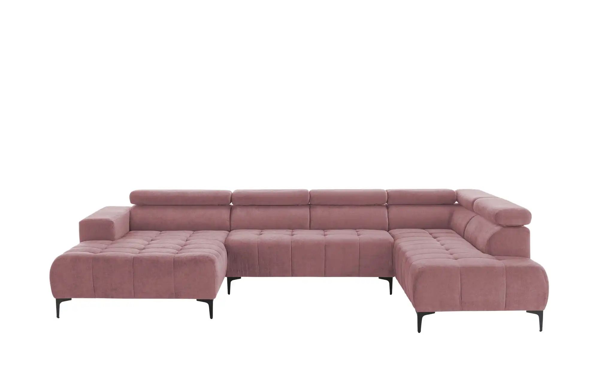 switch Wohnlandschaft  Caro ¦ rosa/pink ¦ Maße (cm): B: 350 H: 81 T: 214.0 günstig online kaufen