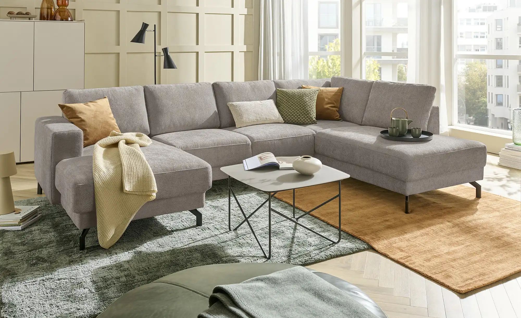 switch Wohnlandschaft  Brazil ¦ braun ¦ Maße (cm): B: 303 H: 78 T: 200.0 Po günstig online kaufen