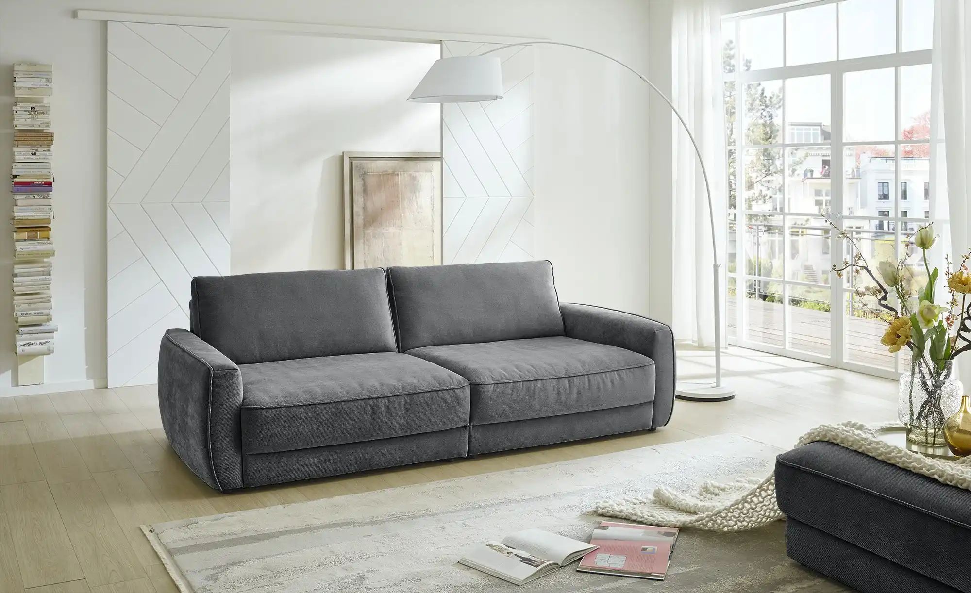 Lounge Collection Einzelsofa  Erion ¦ grau ¦ Maße (cm): B: 264 H: 83 T: 125 günstig online kaufen