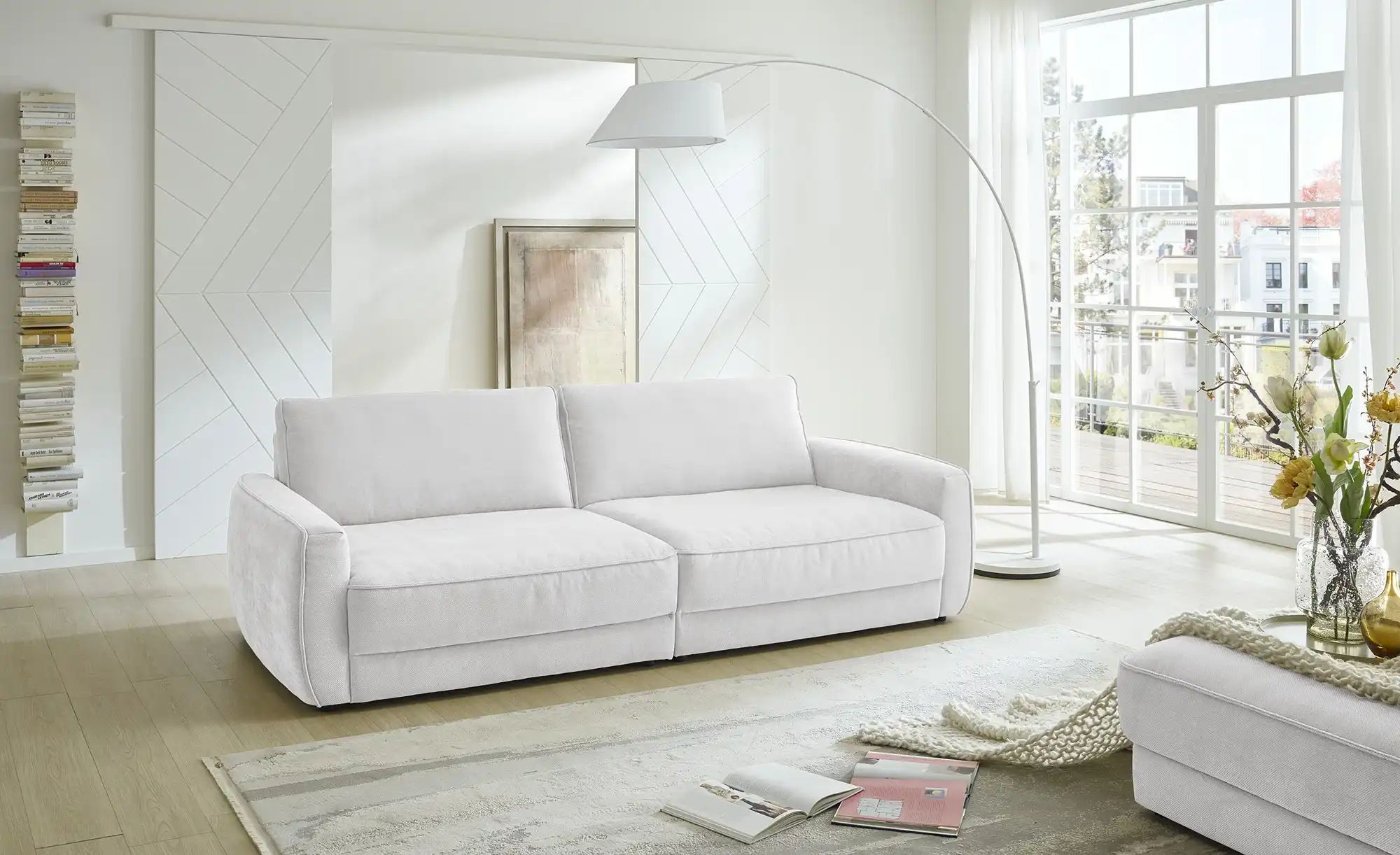 Lounge Collection Einzelsofa  Erion ¦ weiß ¦ Maße (cm): B: 264 H: 83 T: 125 günstig online kaufen