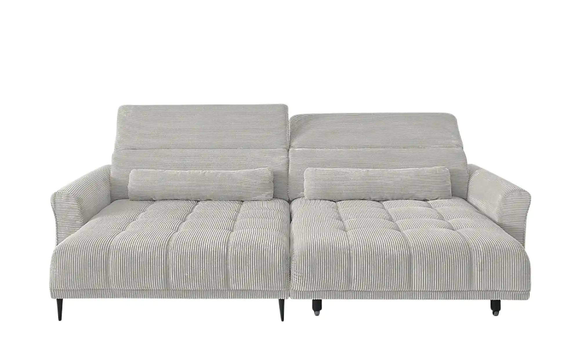 Thumbnail - Ecksofa mit elektrischer Sitztiefenverstellung Logan ¦ grau ¦ Maße (cm): B: 277 H: 80 T: 179.0 Polstermöbel > Sofas > 3-...