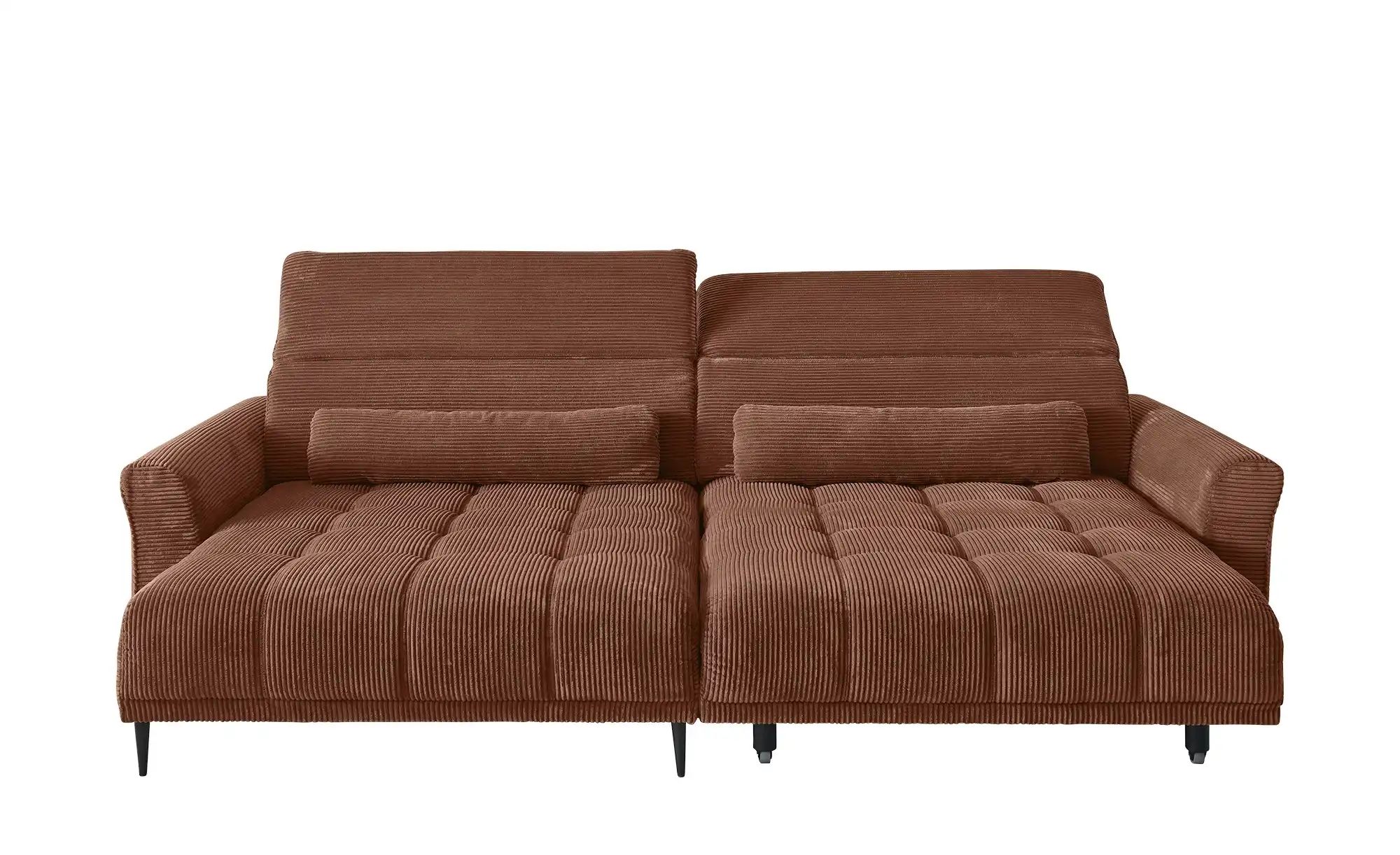 Ecksofa  Logan ¦ rot ¦ Maße (cm): B: 277 H: 80 T: 179.0 Polstermöbel > Sofa günstig online kaufen
