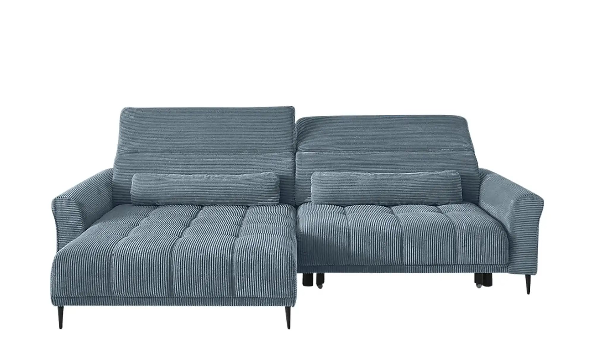 Ecksofa  Logan ¦ blau ¦ Maße (cm): B: 277 H: 80 T: 179.0 Polstermöbel > Sof günstig online kaufen