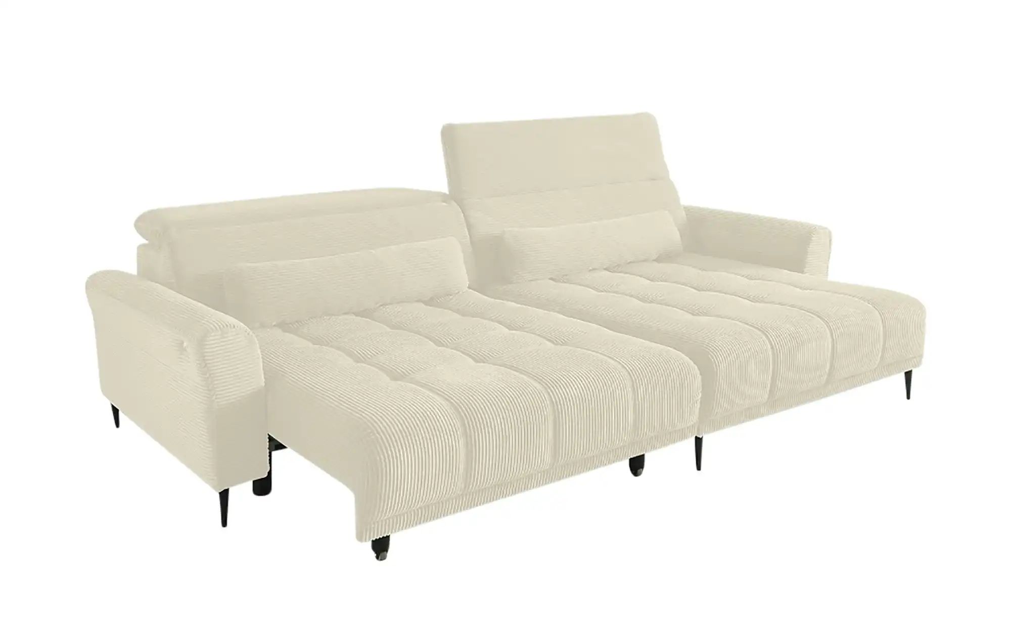 Thumbnail - Ecksofa mit elektrischer Sitztiefenverstellung Logan ¦ beige ¦ Maße (cm): B: 277 H: 80 T: 179.0 Polstermöbel > Sofas > 3...