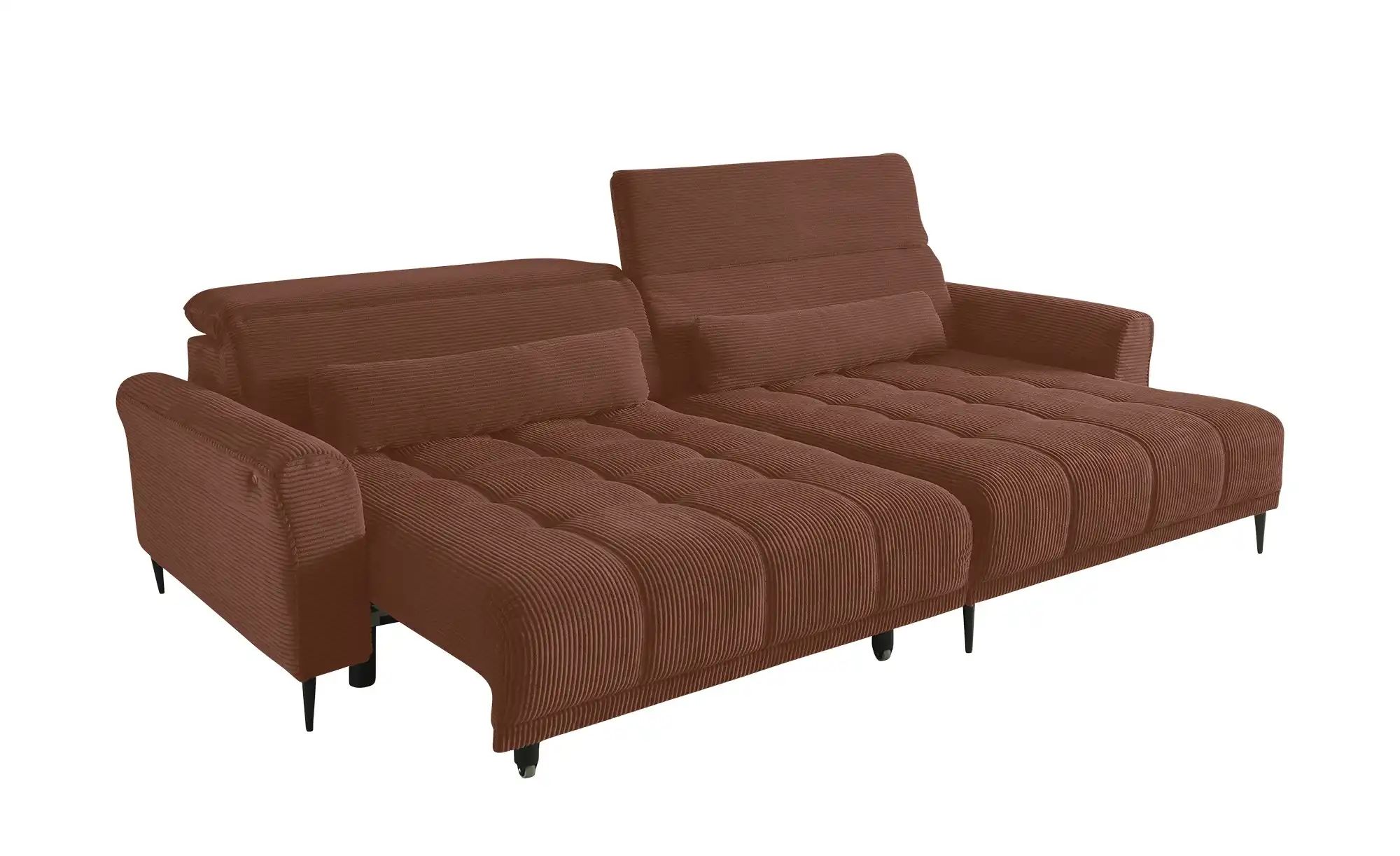 Ecksofa  Logan ¦ rot ¦ Maße (cm): B: 277 H: 80 T: 179.0 Polstermöbel > Sofa günstig online kaufen