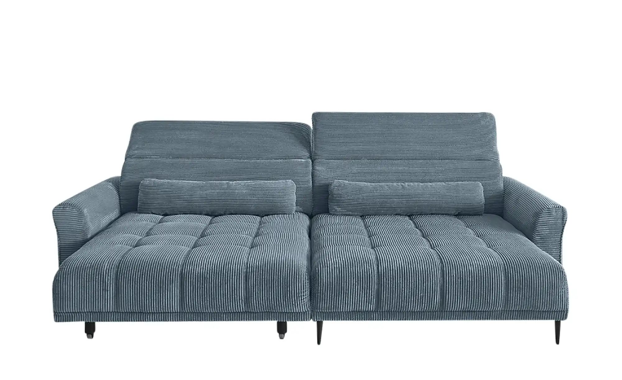 Ecksofa  Logan ¦ blau ¦ Maße (cm): B: 277 H: 80 T: 179.0 Polstermöbel > Sof günstig online kaufen
