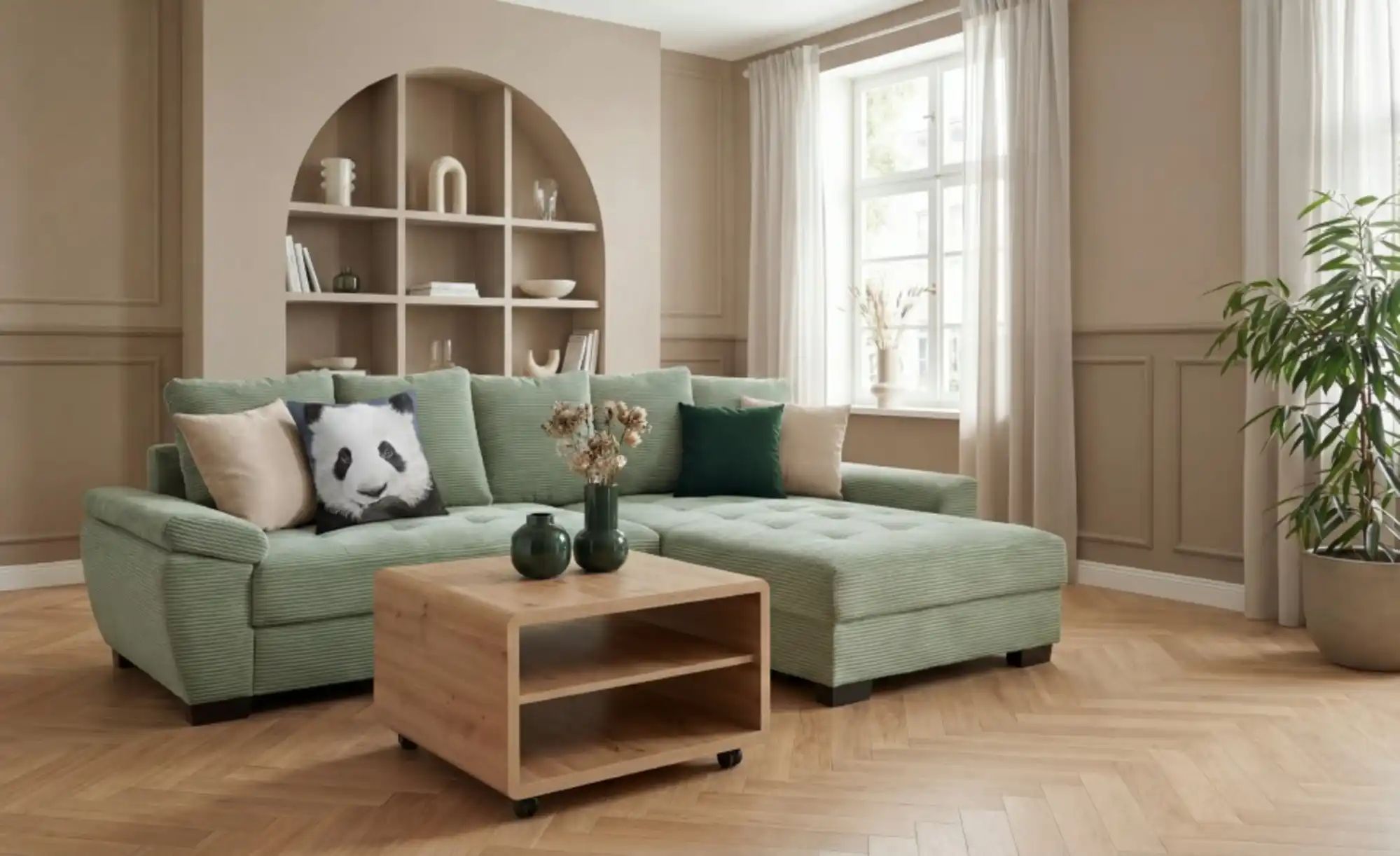 bobb Ecksofa  Farina ¦ Maße (cm): B: 269 H: 94 T: 190.0 Polstermöbel > Sofa günstig online kaufen