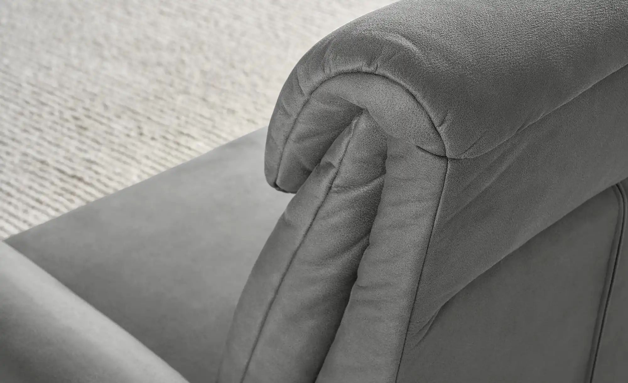 Thumbnail - Wohnwert Trapezsofa Melina ¦ grau ¦ Maße (cm): B: 226 H: 107 T: 102.0 Polstermöbel > Sofas > 3-Sitzer - Höffner