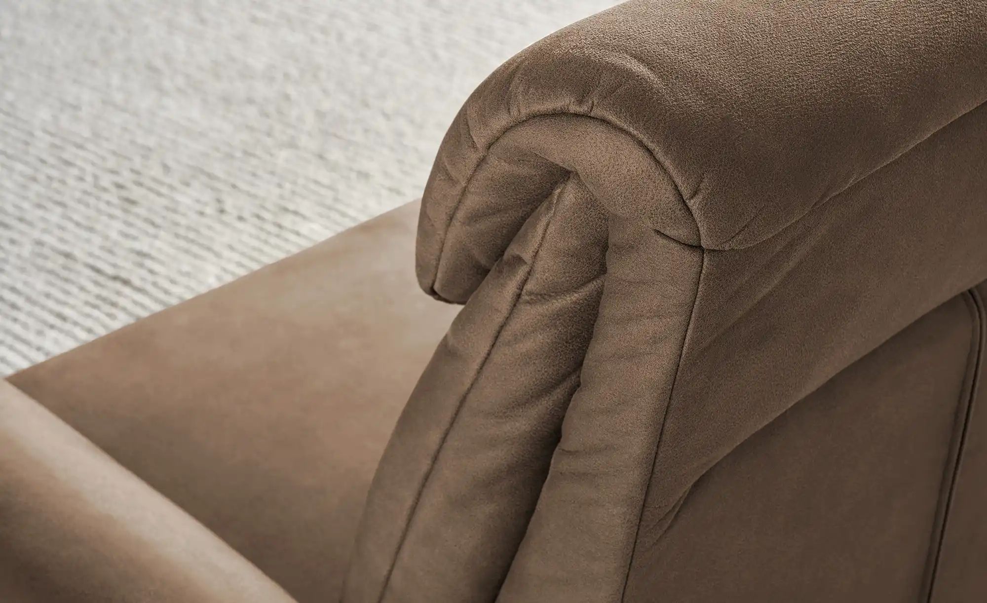 Wohnwert Trapezsofa  Melina ¦ braun ¦ Maße (cm): B: 226 H: 107 T: 102.0 Pol günstig online kaufen