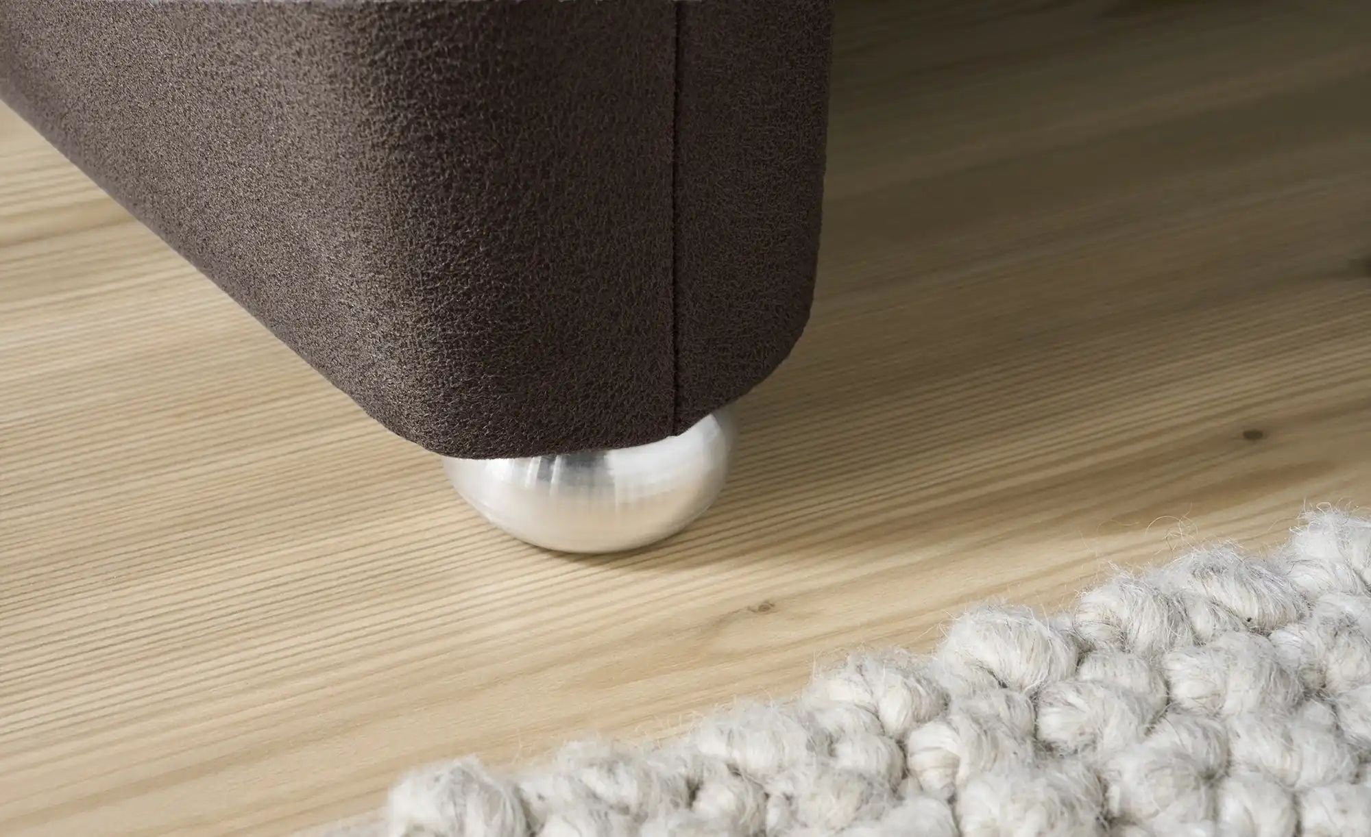 Thumbnail - Wohnwert Trapezsofa  Melina ¦ braun ¦ Maße (cm): B: 226 H: 107 T: 102.0 Polstermöbel > Sofas > 3-Sitzer - Höffner