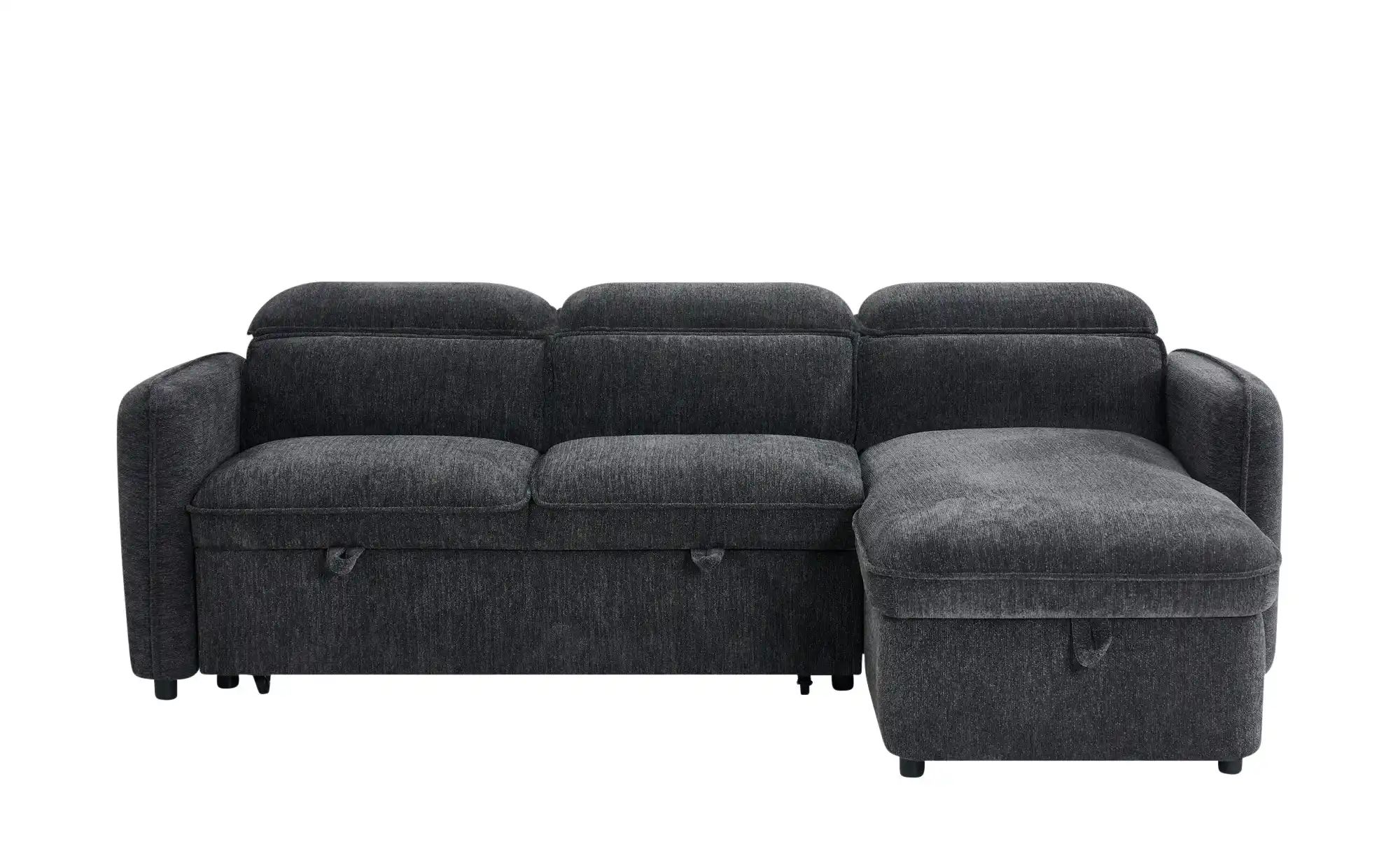 Ecksofa mit Schlaffunktion Honora ¦ grau ¦ Maße (cm): B: 236 H: 75 T: 166.0 Polstermöbel > Sofas > Ecksofas - Höffner