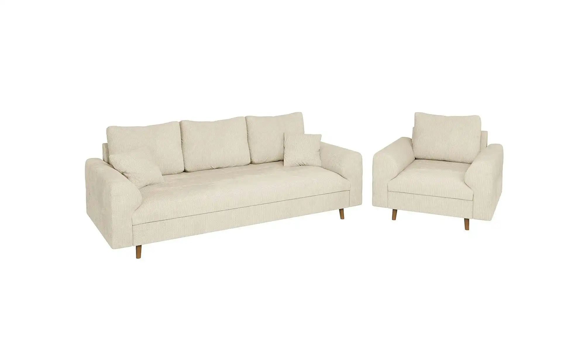 Polstergarnitur 3+1  Trygve ¦ beige ¦ Maße (cm): B: 210 H: 81 Polstermöbel günstig online kaufen