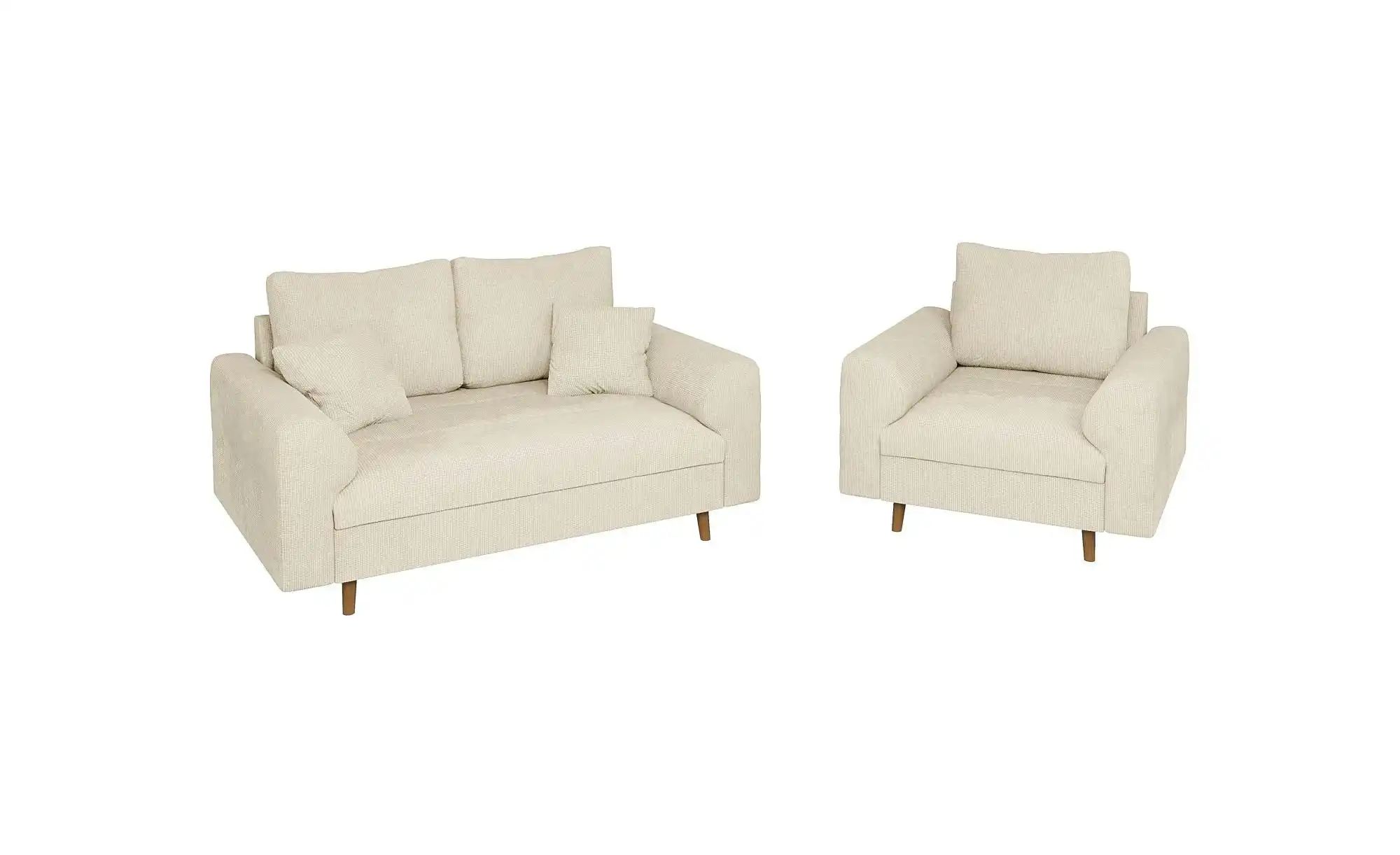 Polstergarnitur 2+1  Trygve ¦ beige ¦ Maße (cm): B: 150 H: 81 Polstermöbel günstig online kaufen