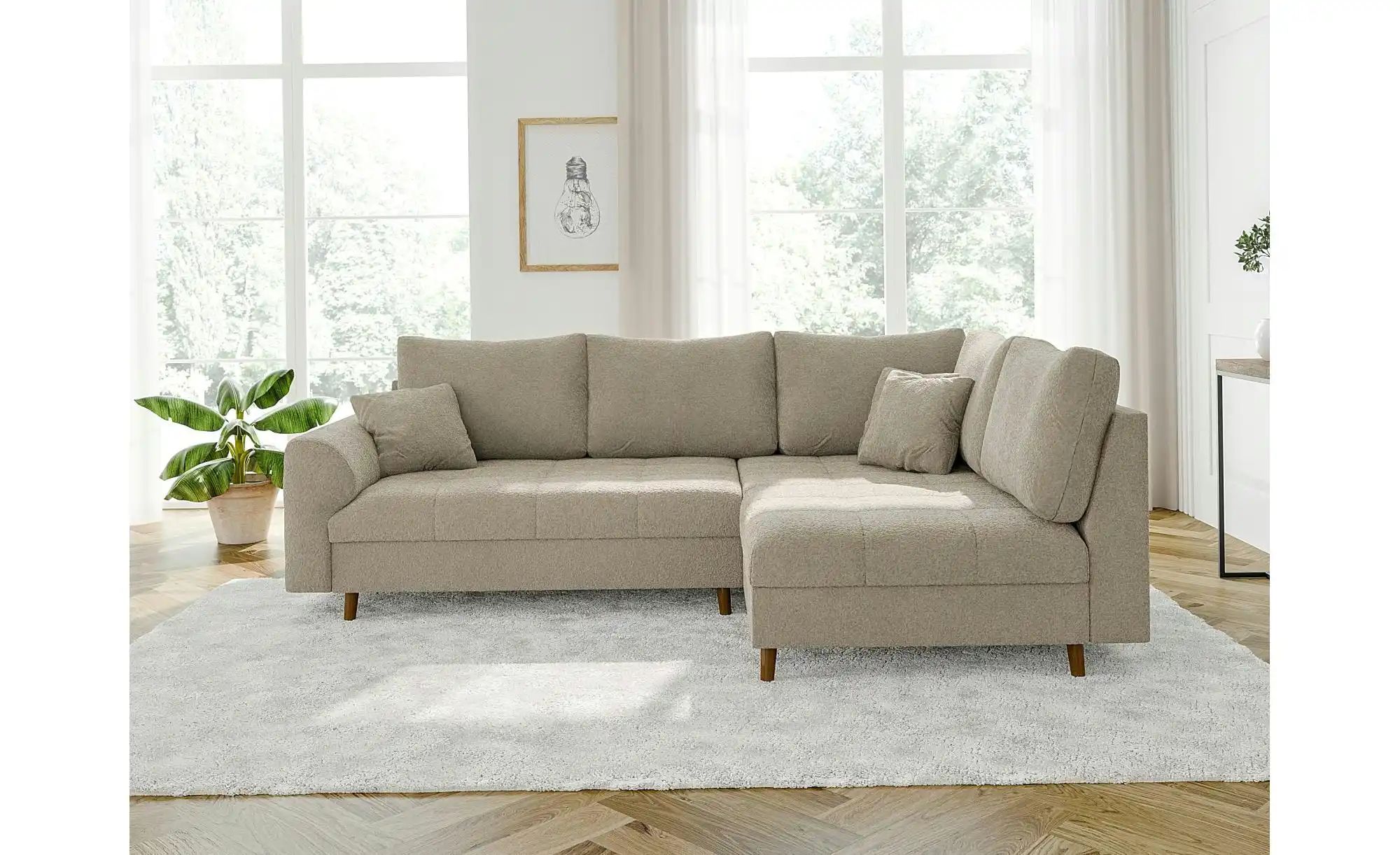 Ecksofa  Lars ¦ beige ¦ Maße (cm): B: 231 H: 81 Polstermöbel > Sofas > Ecks günstig online kaufen