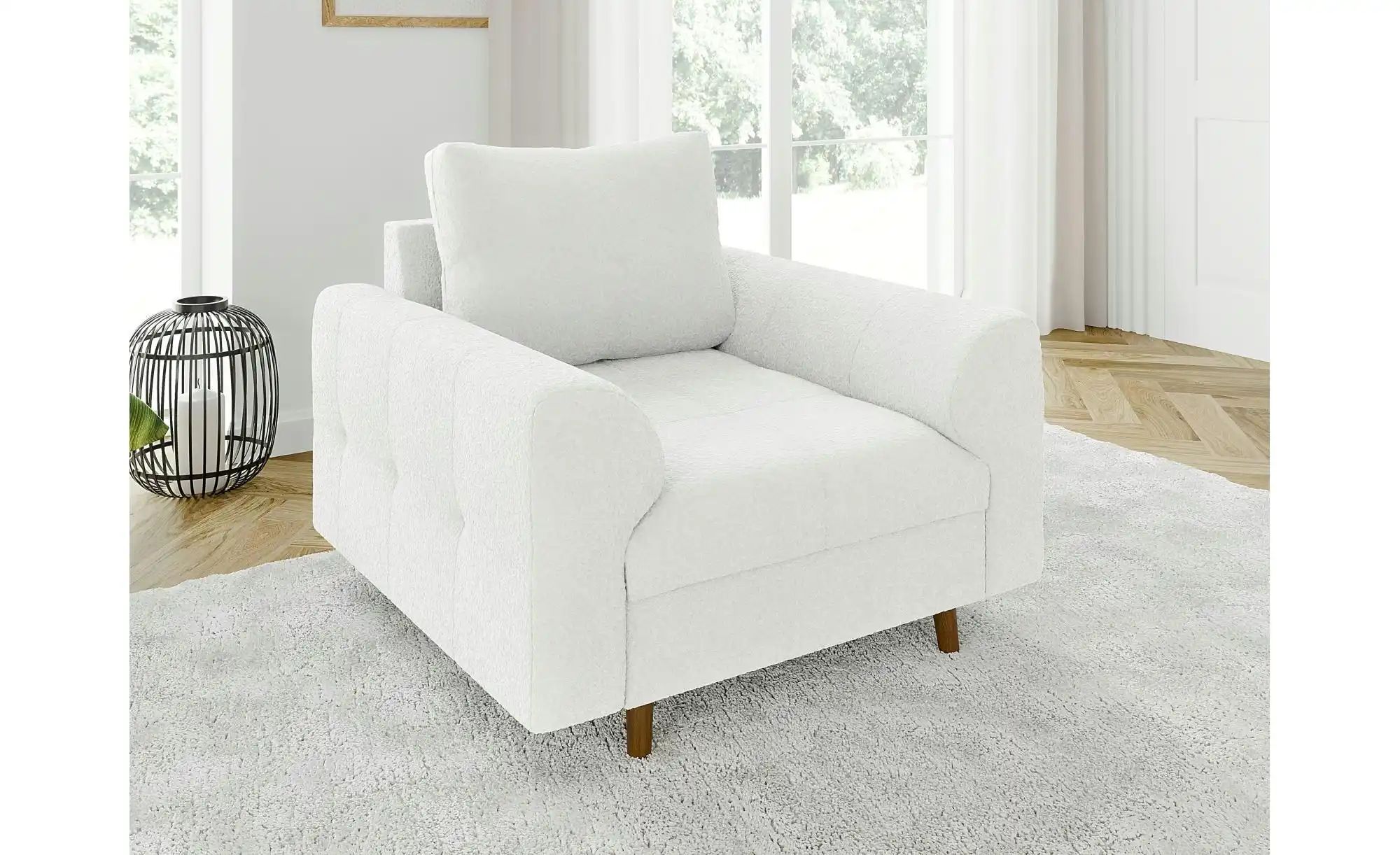 Thumbnail - S-STYLE Polstergarnitur 3+2+1  Lars ¦ weiß ¦ Maße (cm): B: 210 H: 81 Polstermöbel > Sofas > Sitzgruppen - Höffner