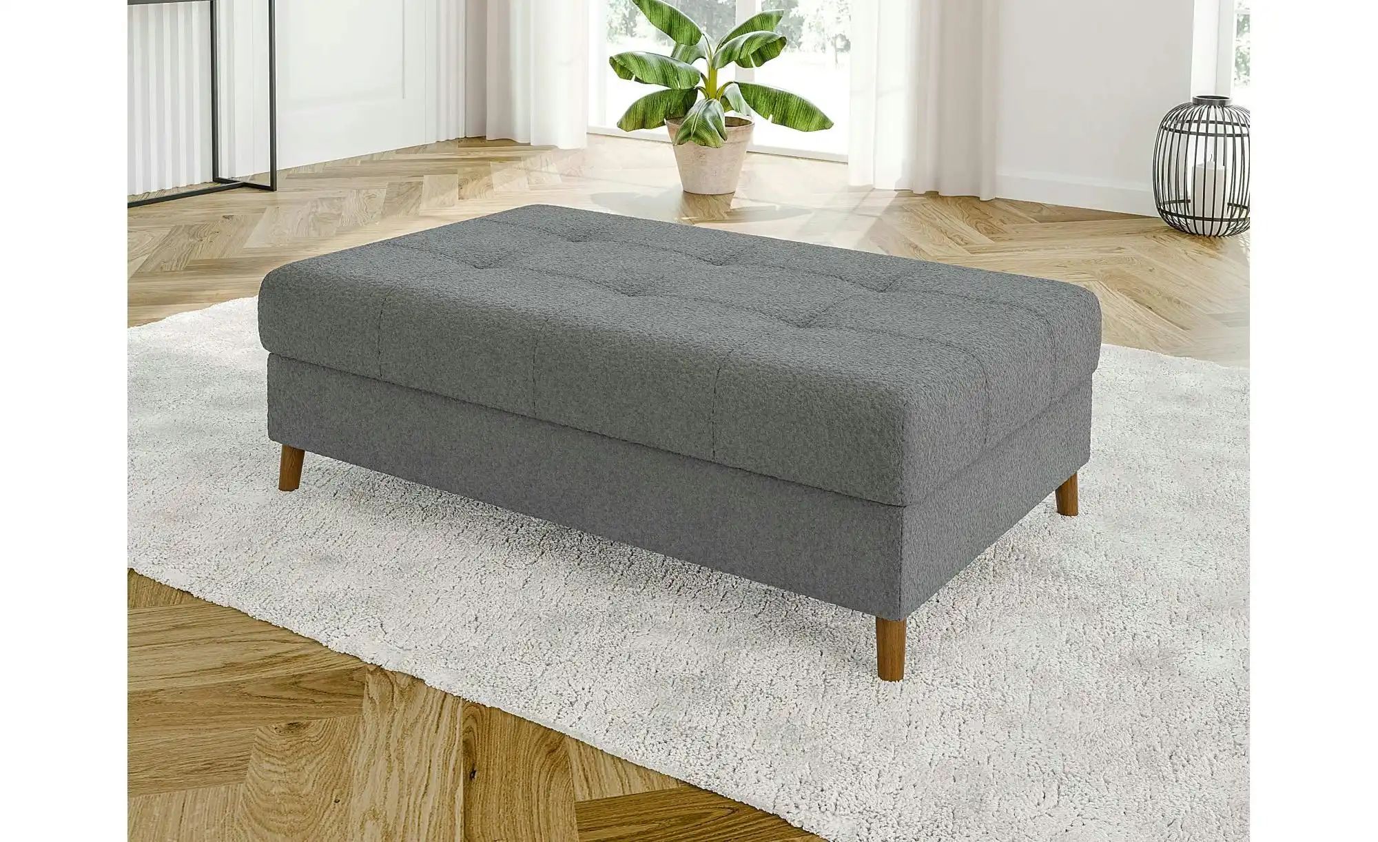 Ecksofa mit Hocker  Lars ¦ grau ¦ Maße (cm): B: 231 H: 81 Polstermöbel > So günstig online kaufen