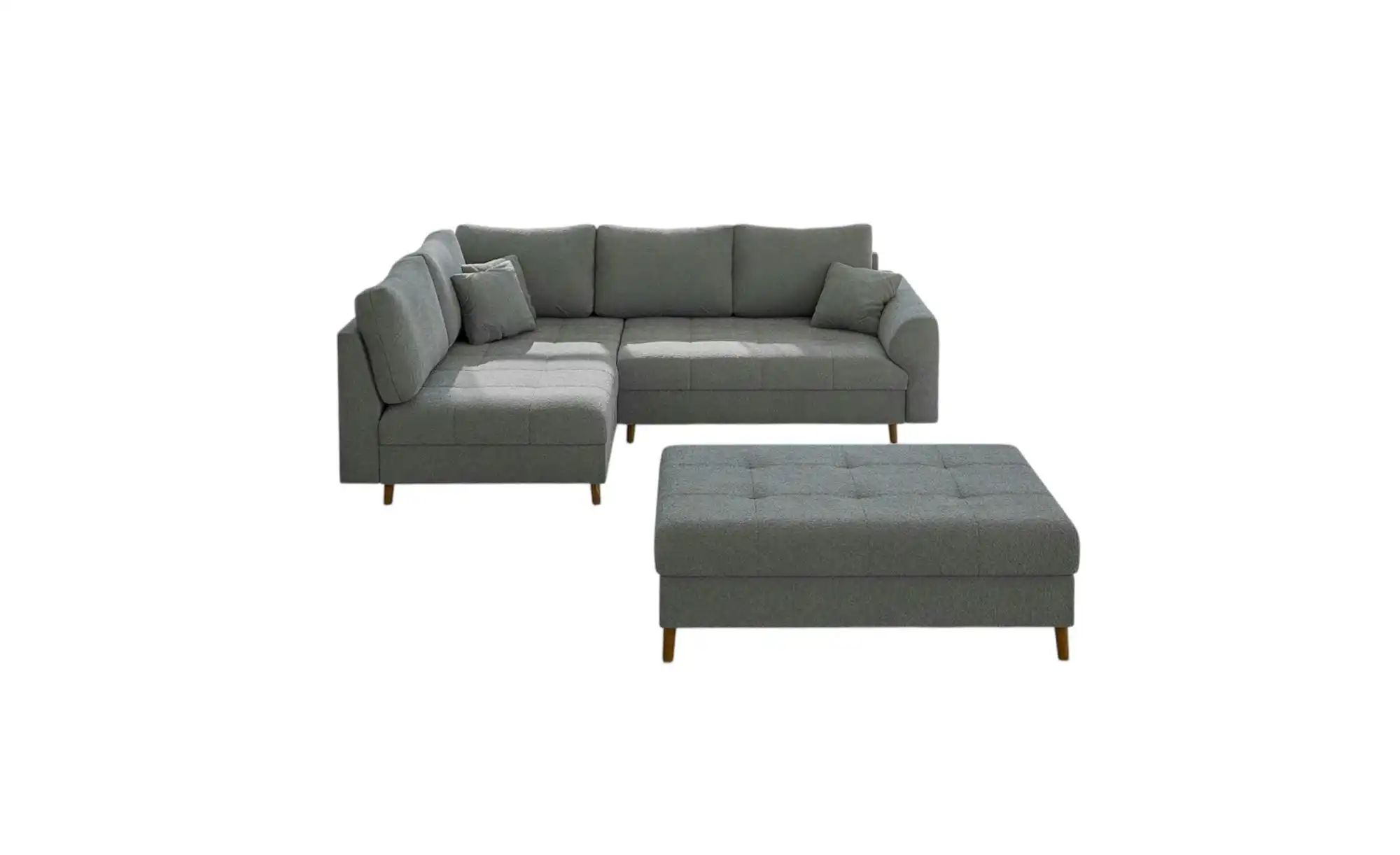 Ecksofa mit Hocker  Lars ¦ grau ¦ Maße (cm): B: 231 H: 81 Polstermöbel > So günstig online kaufen