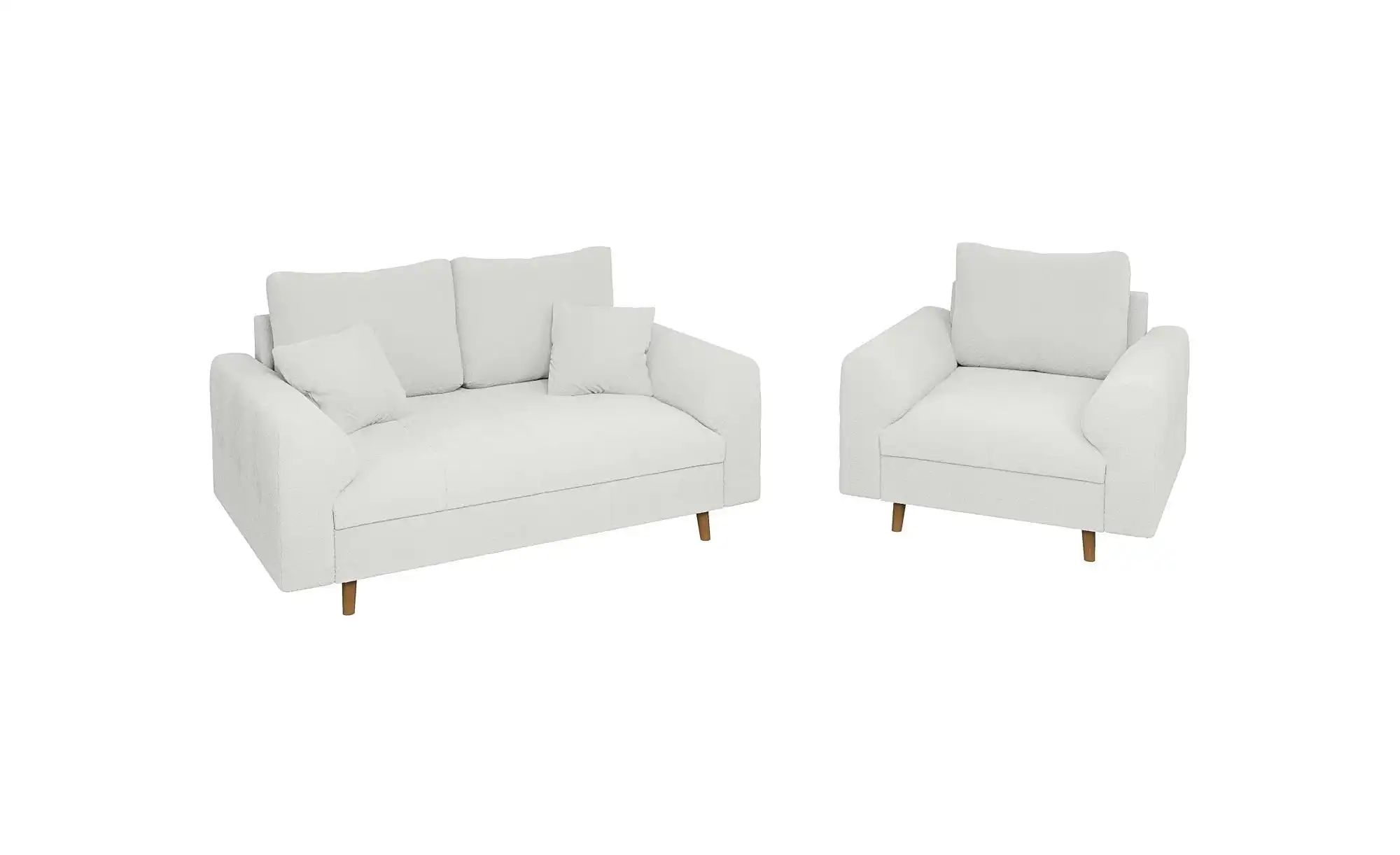 S-STYLE Einzelsofa   ¦ weiß ¦ Maße (cm): B: 150 H: 81 Polstermöbel > Sofas günstig online kaufen