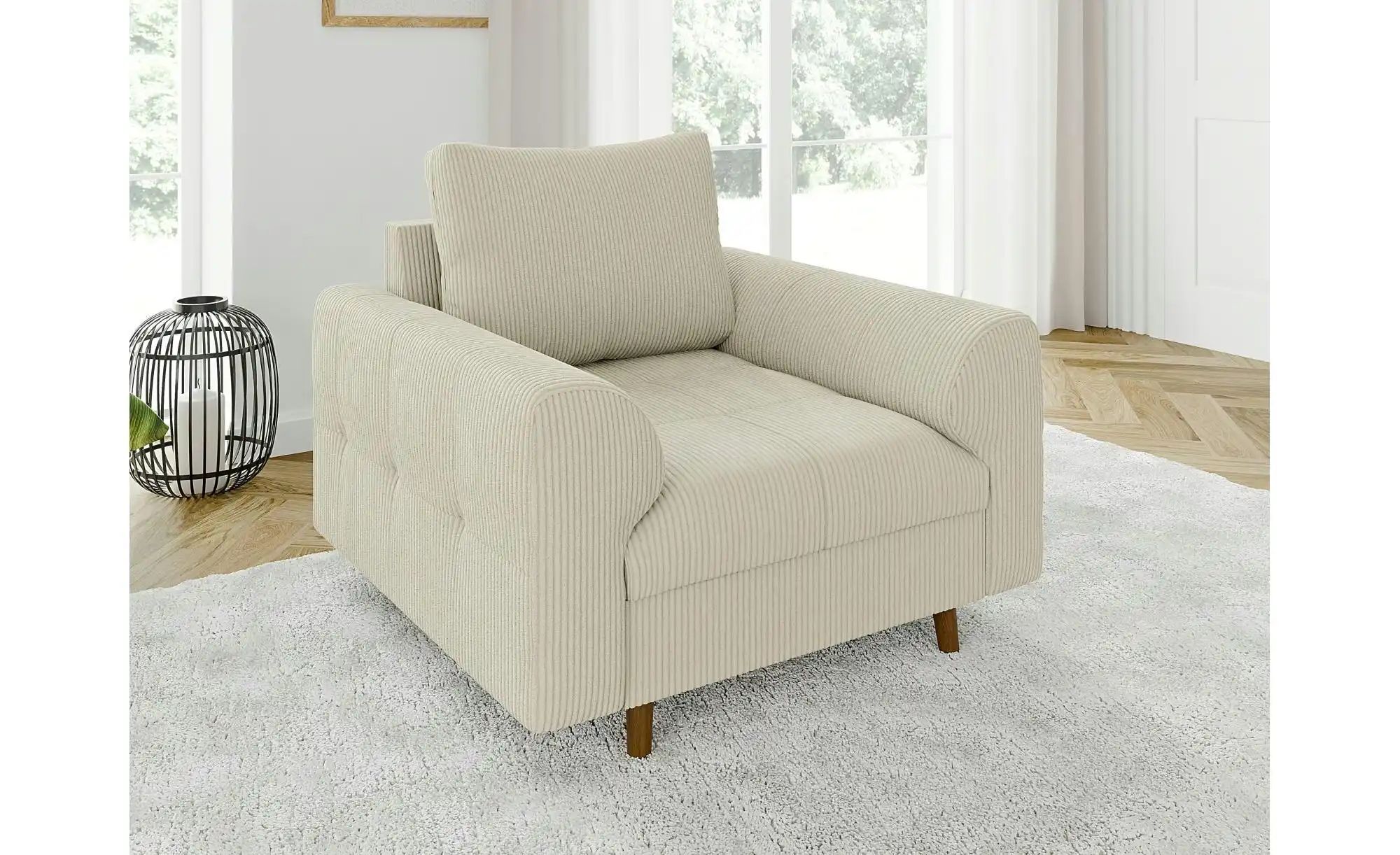 Thumbnail - S-STYLE Sessel  Maya ¦ beige ¦ Maße (cm): B: 97 H: 81 Polstermöbel > Sessel > Polstersessel - Höffner