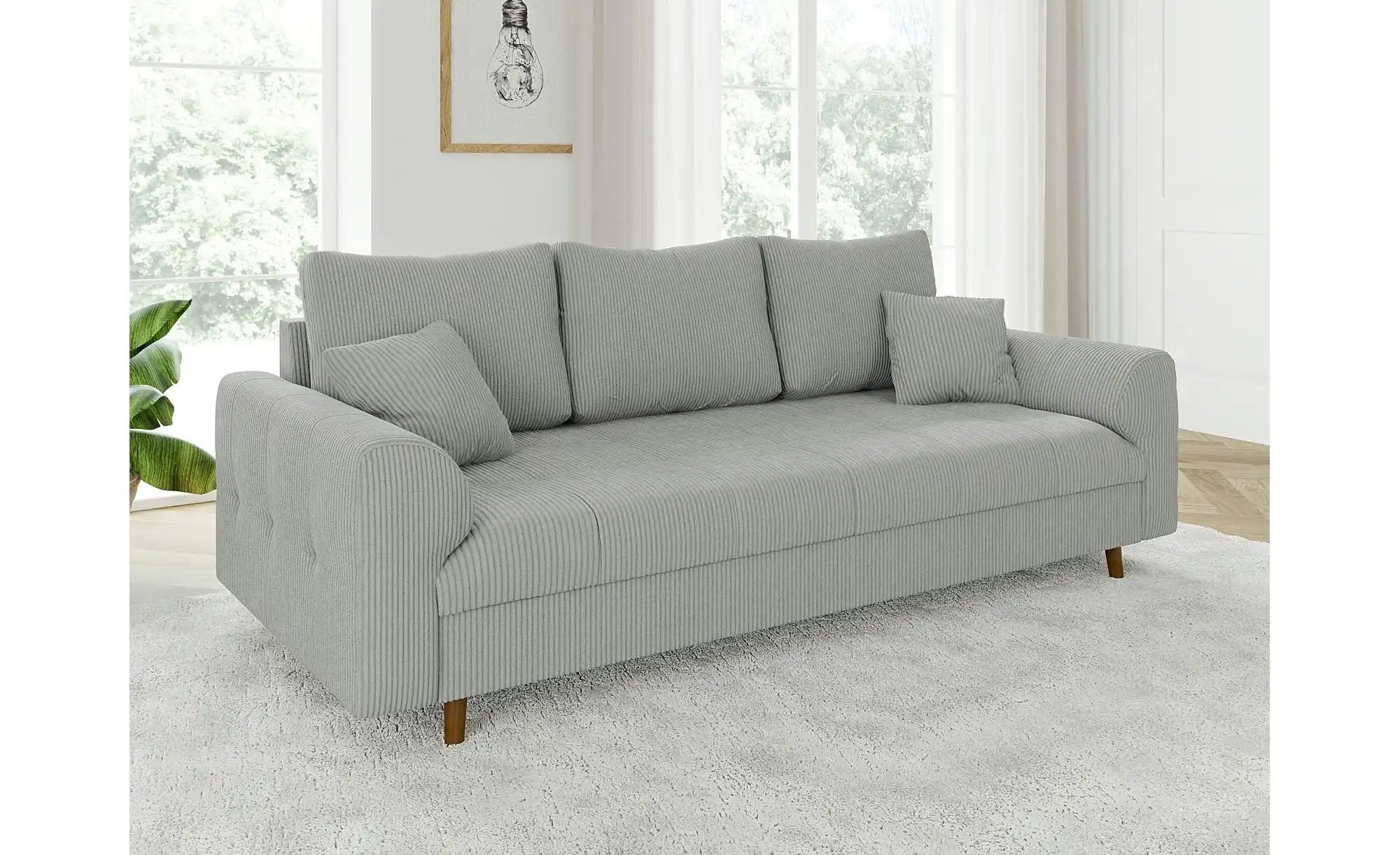 Thumbnail - Polstergarnitur 3+1 Maya ¦ grau ¦ Maße (cm): B: 210 H: 81 Polstermöbel > Sofas > Sitzgruppen - Höffner