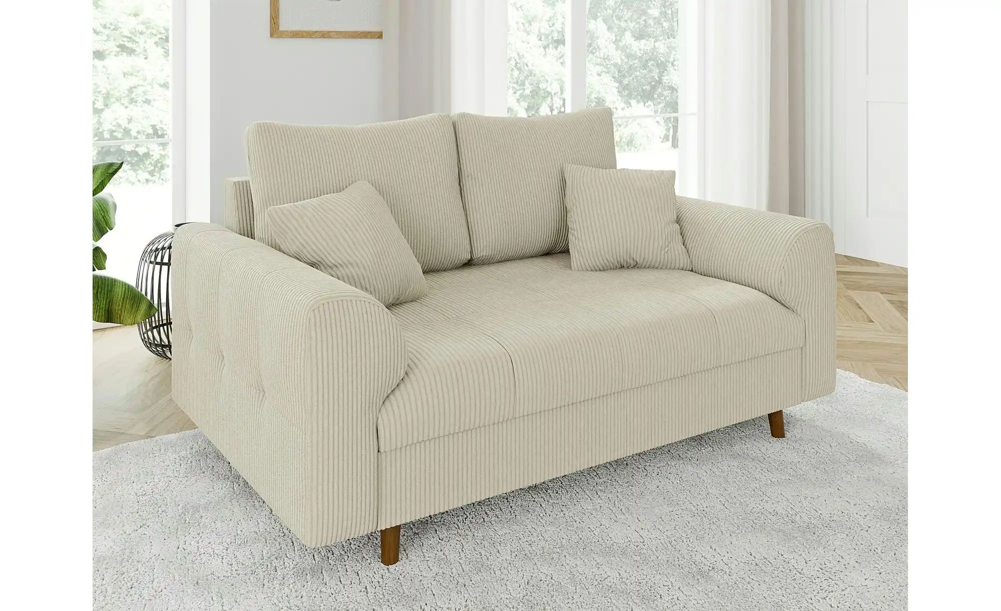 Polstergarnitur 3+2  Maya ¦ beige ¦ Maße (cm): B: 210 H: 81 Polstermöbel > günstig online kaufen