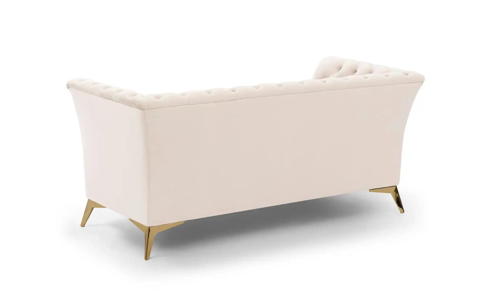 Chesterfield Einzelsofa  Wilhelm ¦ beige ¦ Maße (cm): B: 175 H: 78 Polsterm günstig online kaufen