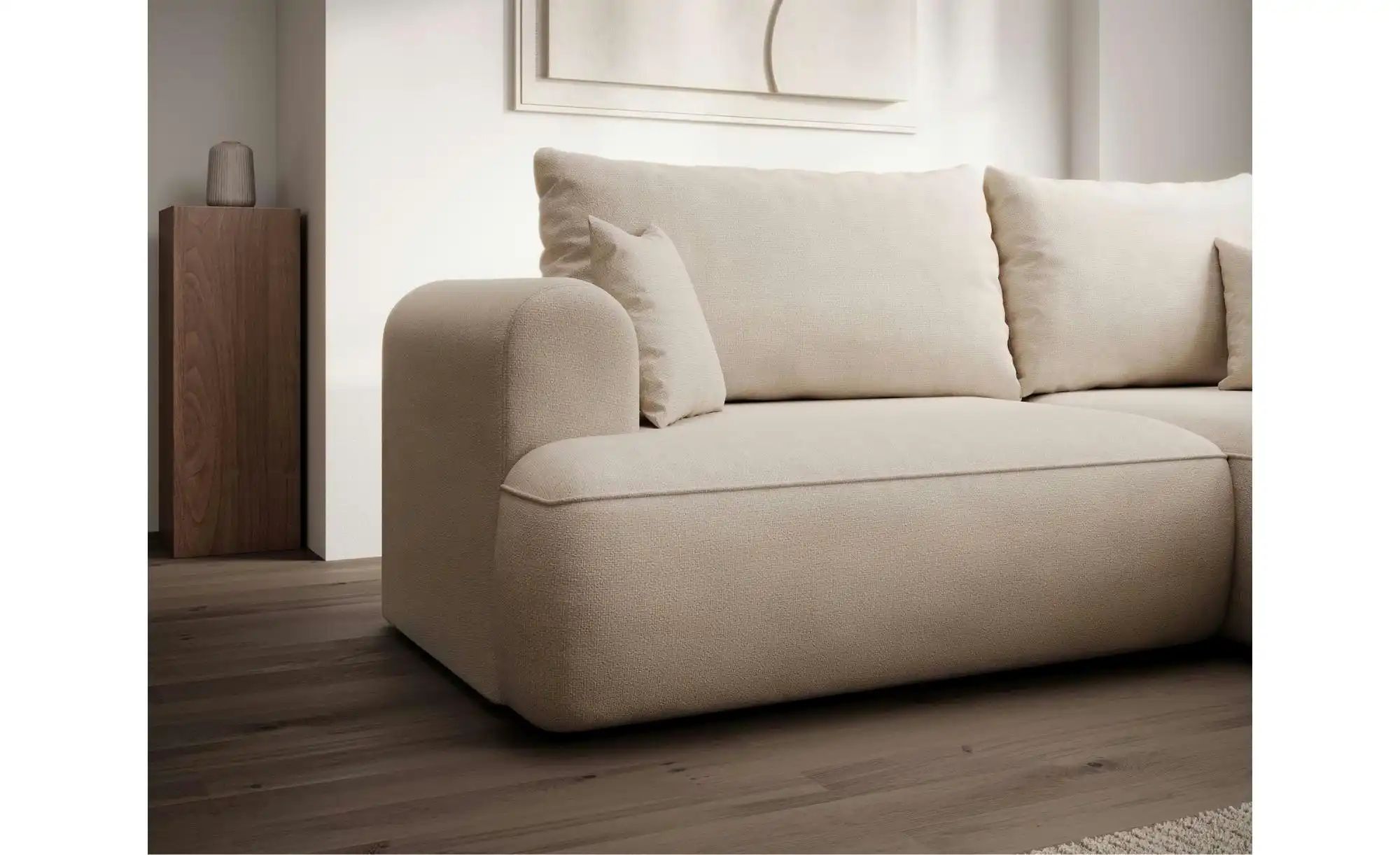Thumbnail - Selsey Ecksofa Ovo Mini ¦ creme ¦ Maße (cm): B: 238 H: 93 Polstermöbel > Sofas > Ecksofas - Höffner