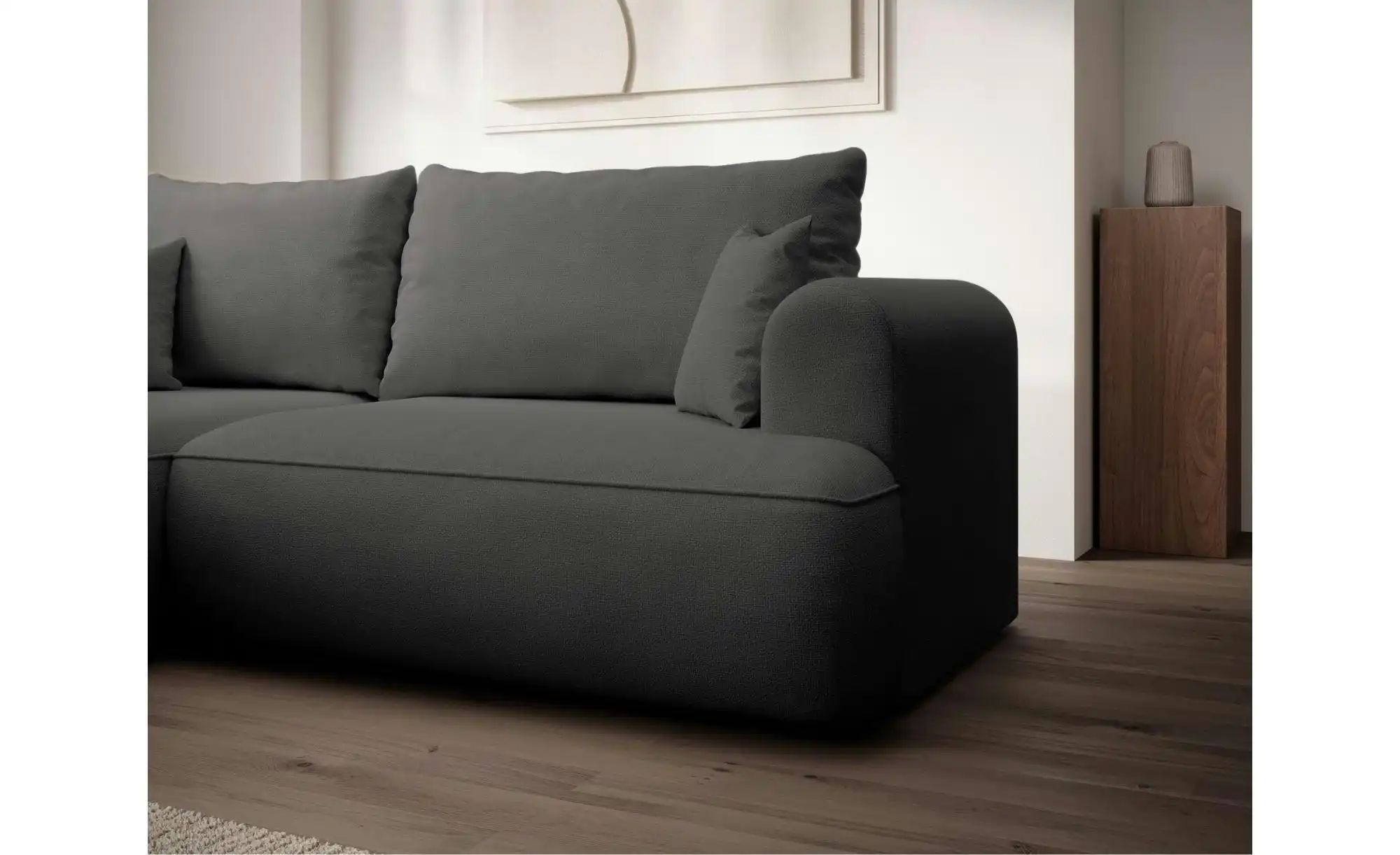Selsey Ecksofa Ovo Mini   ¦ grau ¦ Maße (cm): B: 238 H: 93 Polstermöbel > S günstig online kaufen