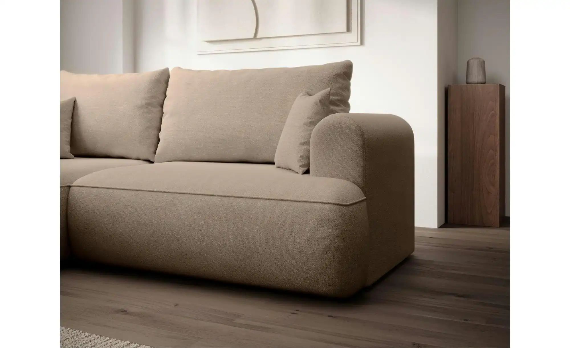 Selsey Ecksofa Ovo Mini   ¦ beige ¦ Maße (cm): B: 238 H: 93 Polstermöbel > günstig online kaufen