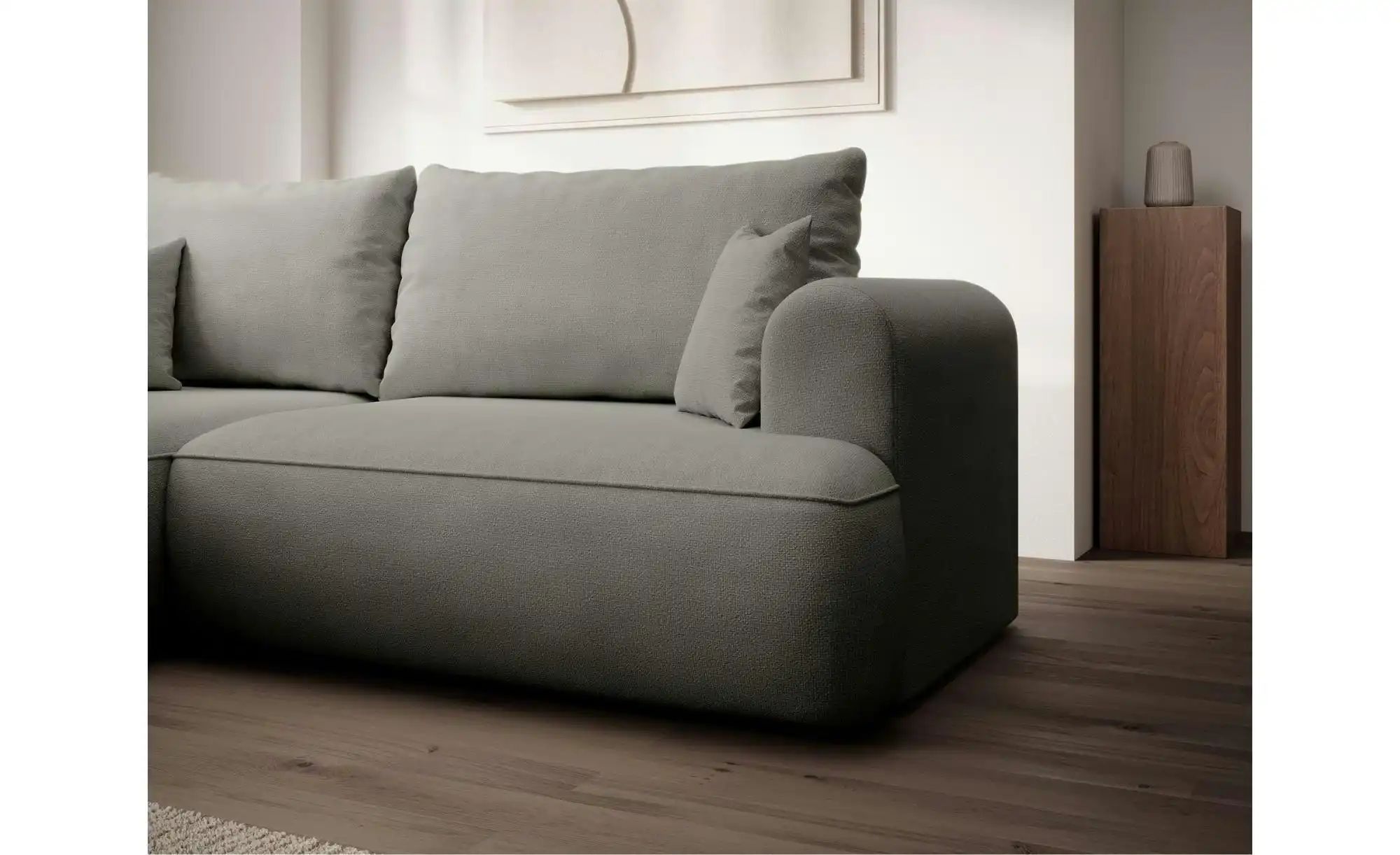 Selsey Ecksofa Ovo Mini   ¦ grau ¦ Maße (cm): B: 238 H: 93 Polstermöbel > S günstig online kaufen