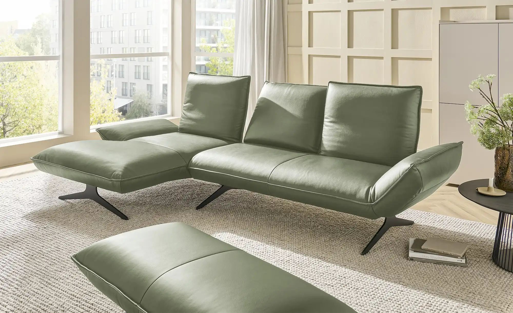 Thumbnail - KOINOR Ecksofa Buddy ¦ grün ¦ Maße (cm): B: 305 H: 96 T: 167.0 Polstermöbel > Sofas > Ecksofas - Höffner