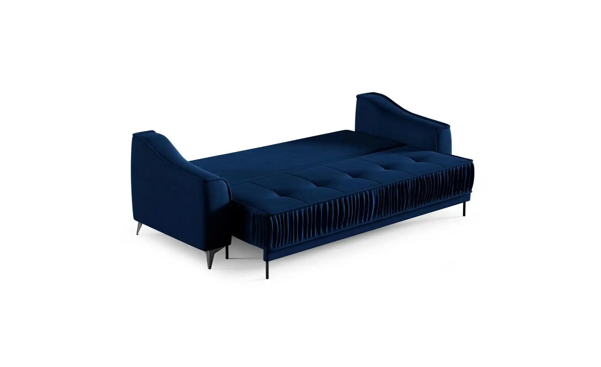 Thumbnail - Selsey Schlafsofa Louisos   ¦ blau ¦ Maße (cm): B: 249 H: 100 Polstermöbel > Sofas > 3-Sitzer - Höffner