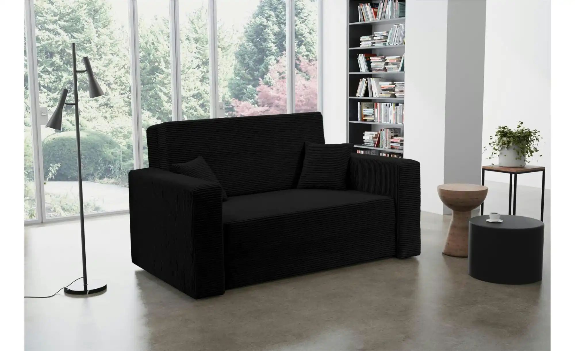 Thumbnail - Selsey Schlafsofa Peroso   ¦ schwarz ¦ Maße (cm): B: 145 H: 82 Polstermöbel > Sofas > 2-Sitzer - Höffner