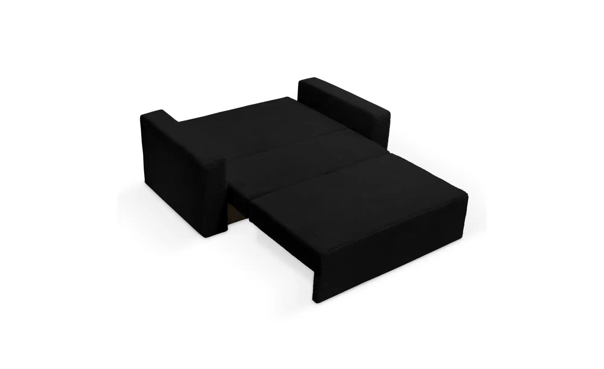 Thumbnail - Selsey Schlafsofa Peroso   ¦ schwarz ¦ Maße (cm): B: 145 H: 82 Polstermöbel > Sofas > 2-Sitzer - Höffner