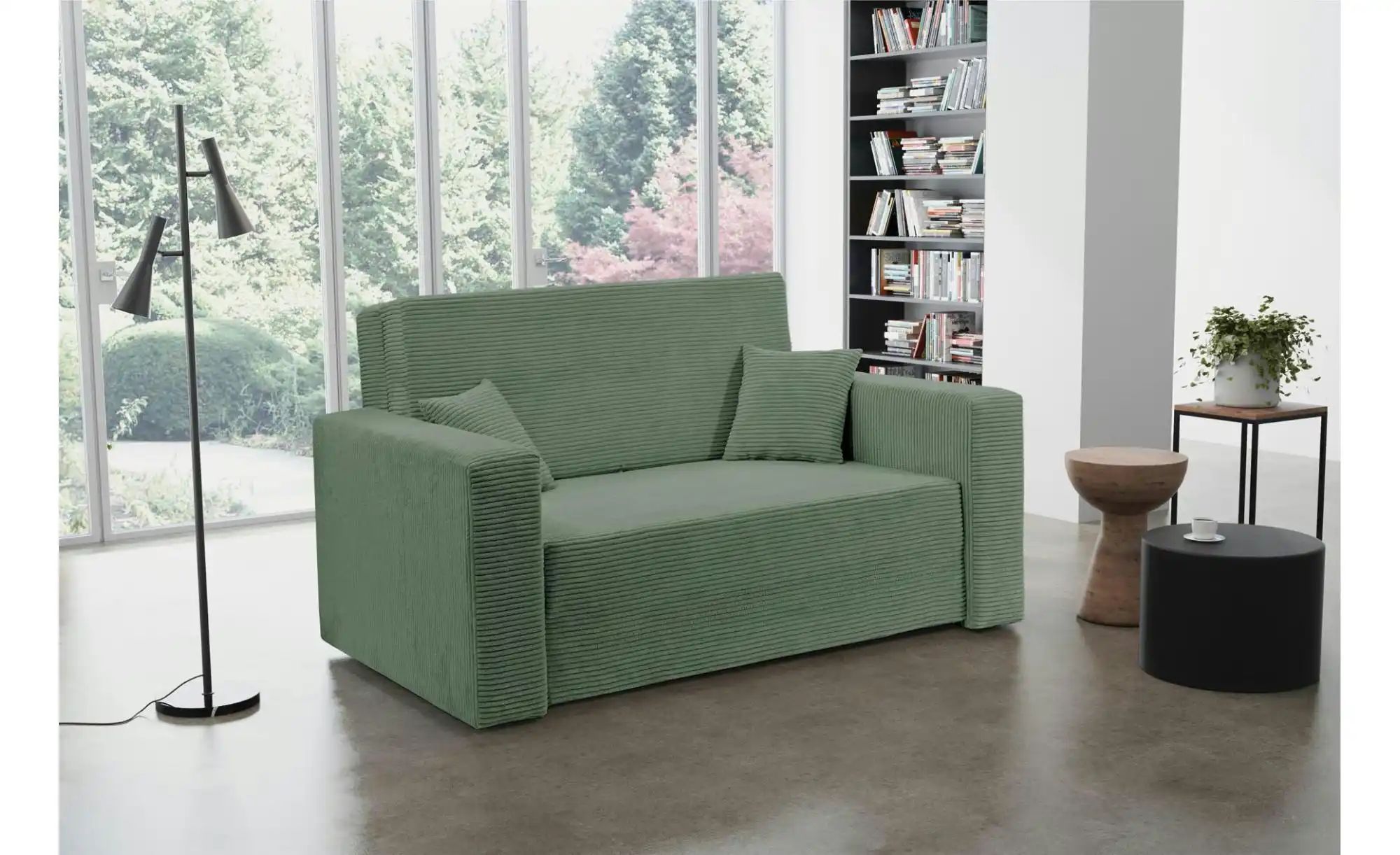 Thumbnail - Selsey Schlafsofa Peroso   ¦ grün ¦ Maße (cm): B: 145 H: 82 Polstermöbel > Sofas > 2-Sitzer - Höffner