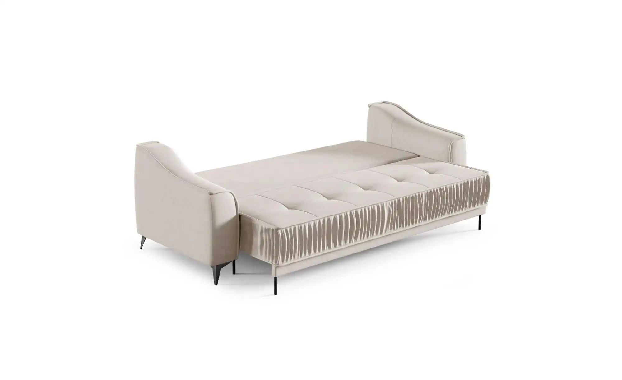 Selsey Schlafsofa Louisos   ¦ beige ¦ Maße (cm): B: 249 H: 100 Polstermöbel günstig online kaufen