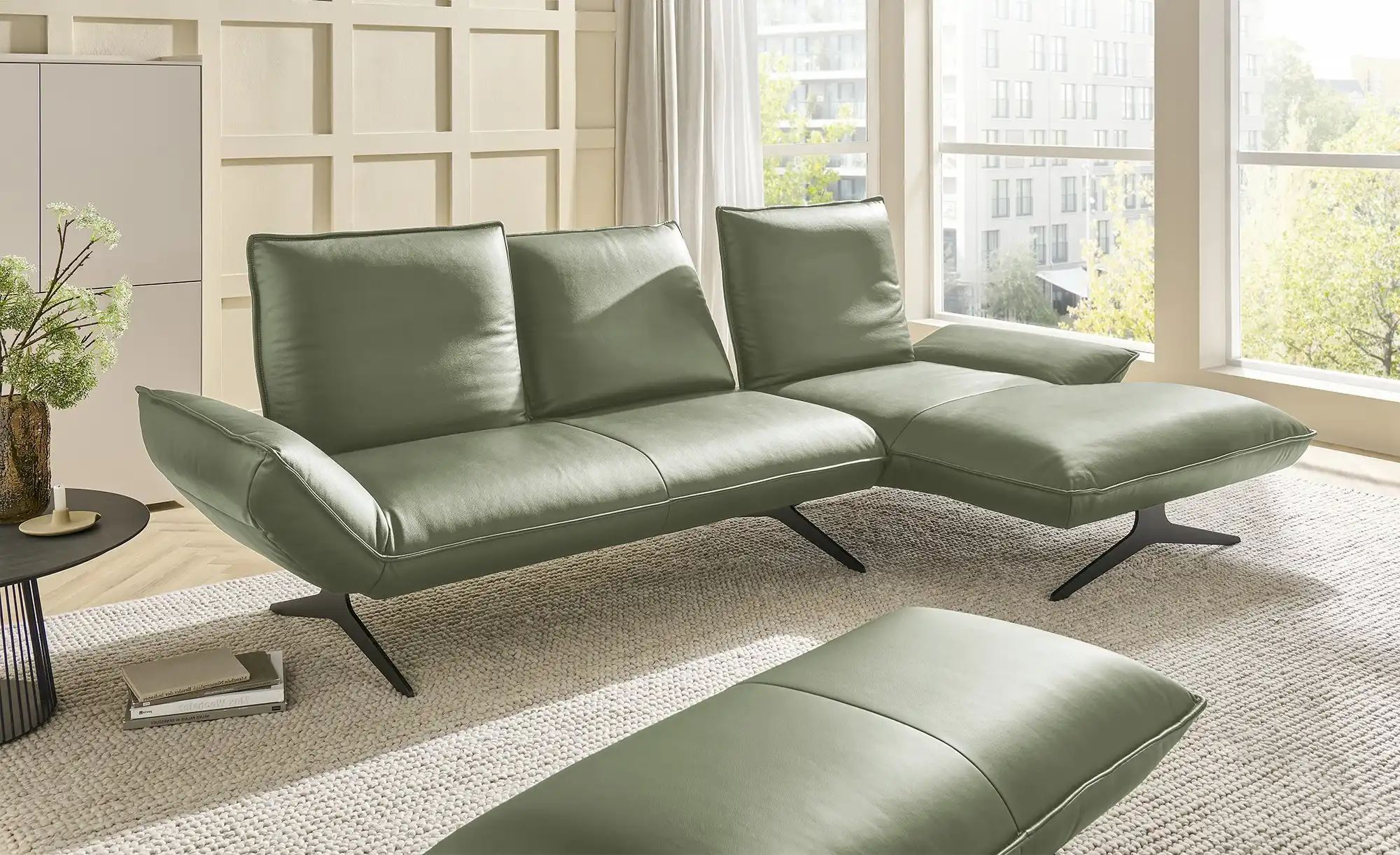 KOINOR Ecksofa  Buddy ¦ grün ¦ Maße (cm): B: 305 H: 96 T: 167.0 Polstermöbe günstig online kaufen