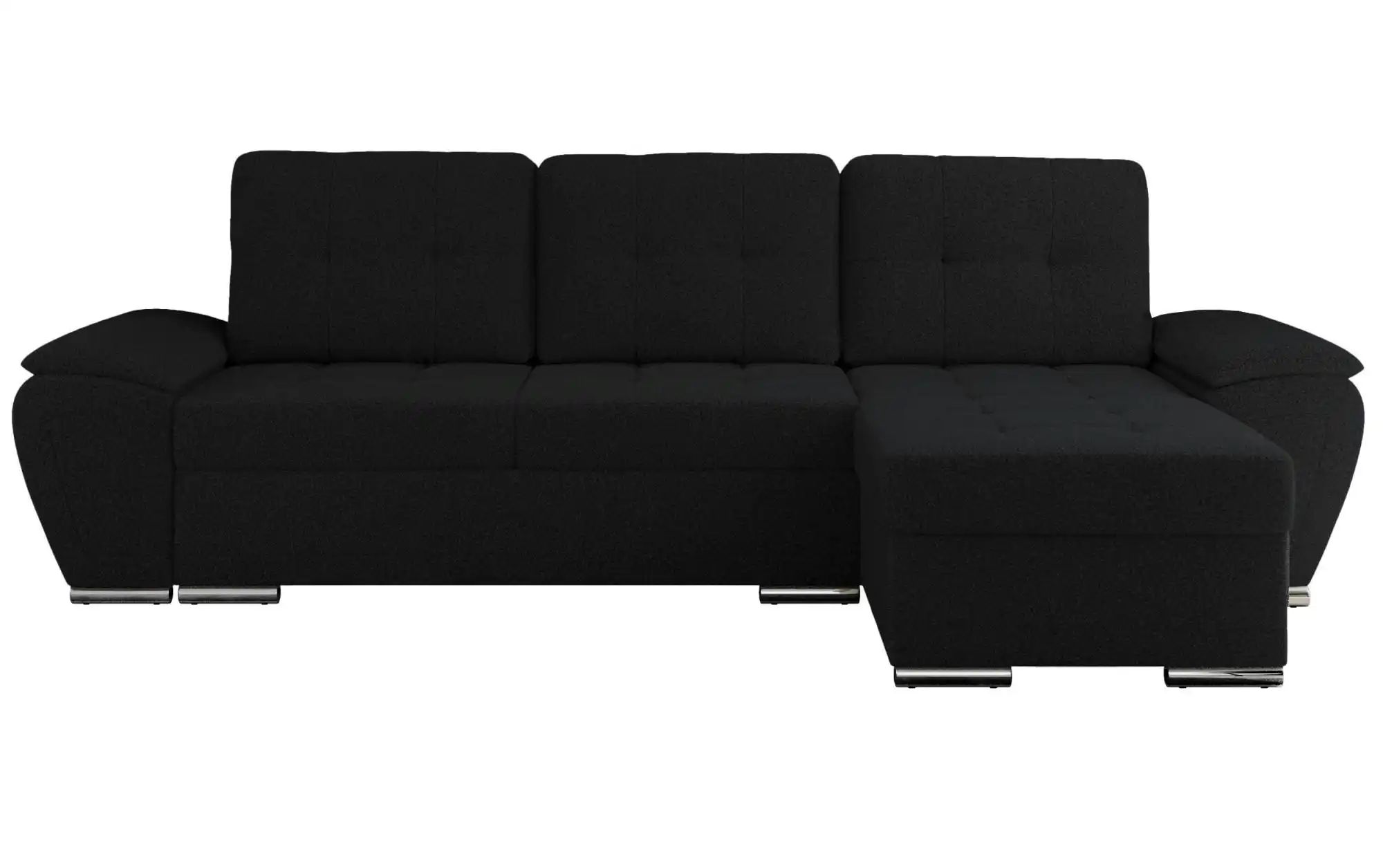 Ecksofa mit Schlaffunktion Umbria ¦ schwarz ¦ Maße (cm): B: 271 H: 85 Polstermöbel > Sofas > Ecksofas - Höffner