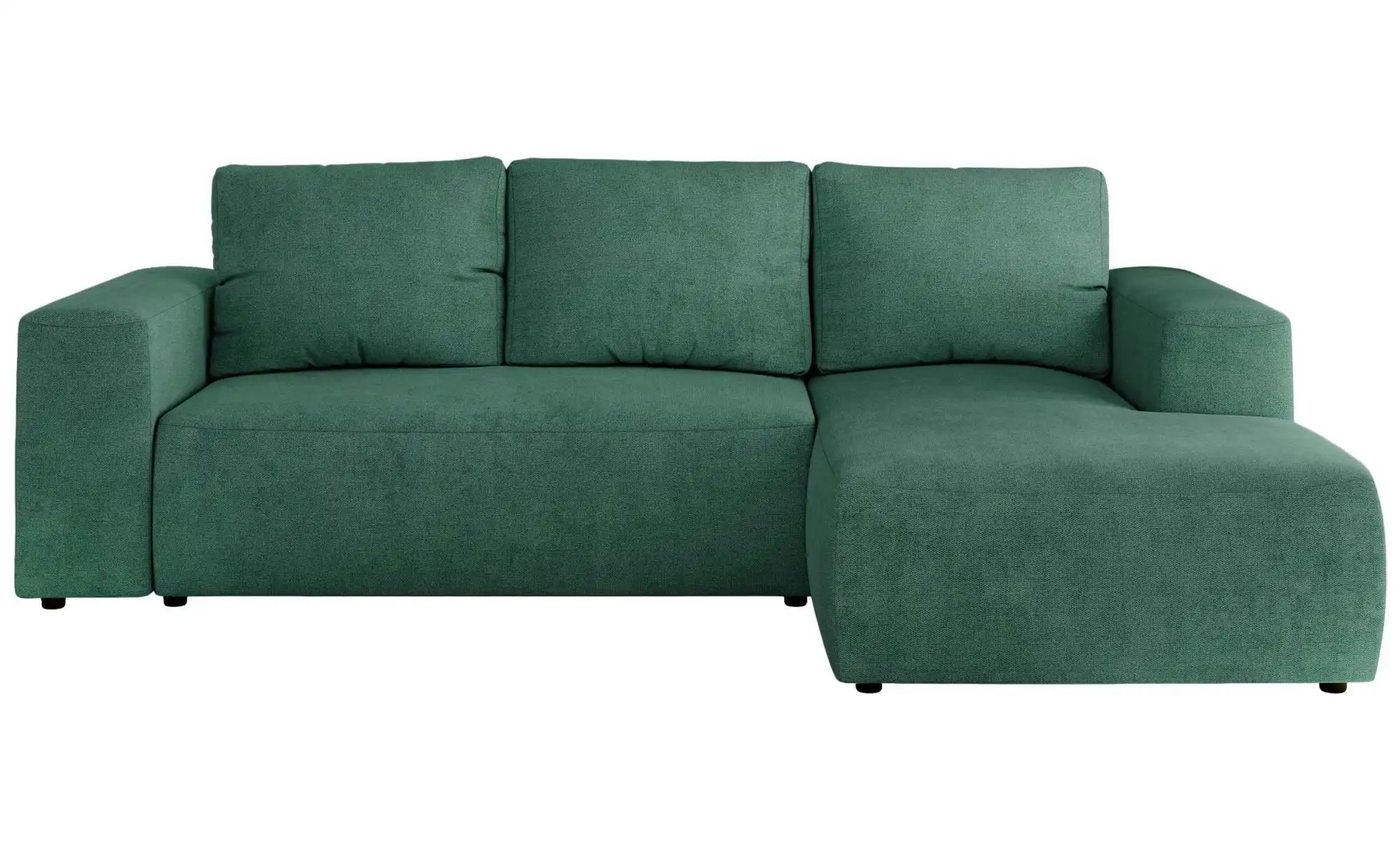 Ecksofa Beige mit Schlaffunktion Trentino ¦ grün ¦ Maße (cm): B: 266 H: 89 Polstermöbel > Sofas > Ecksofas - Höffner