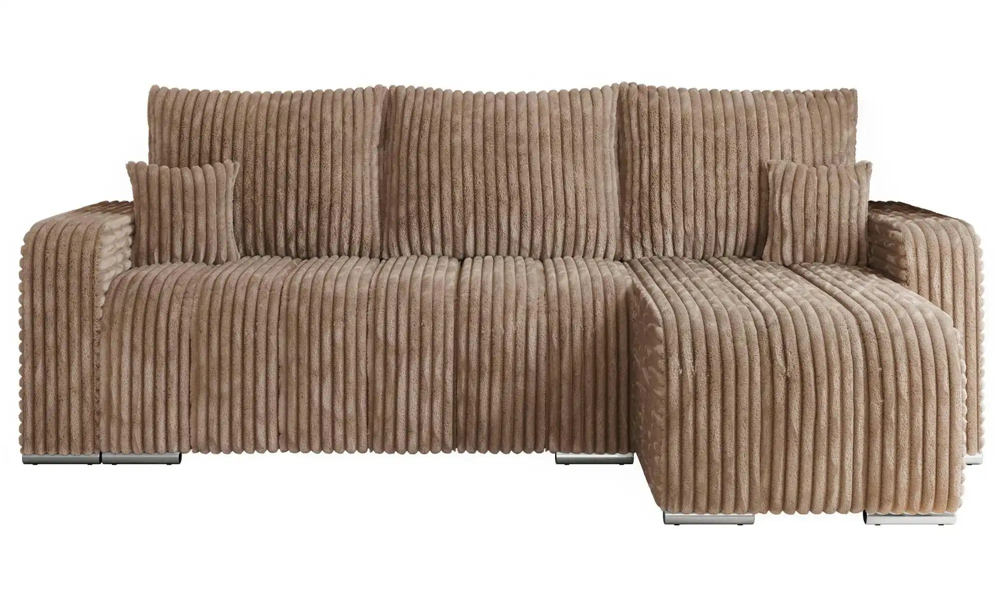 Ecksofa mit Schlaffunktion Kirasso ¦ braun ¦ Maße (cm): B: 245 H: 86 Polste günstig online kaufen