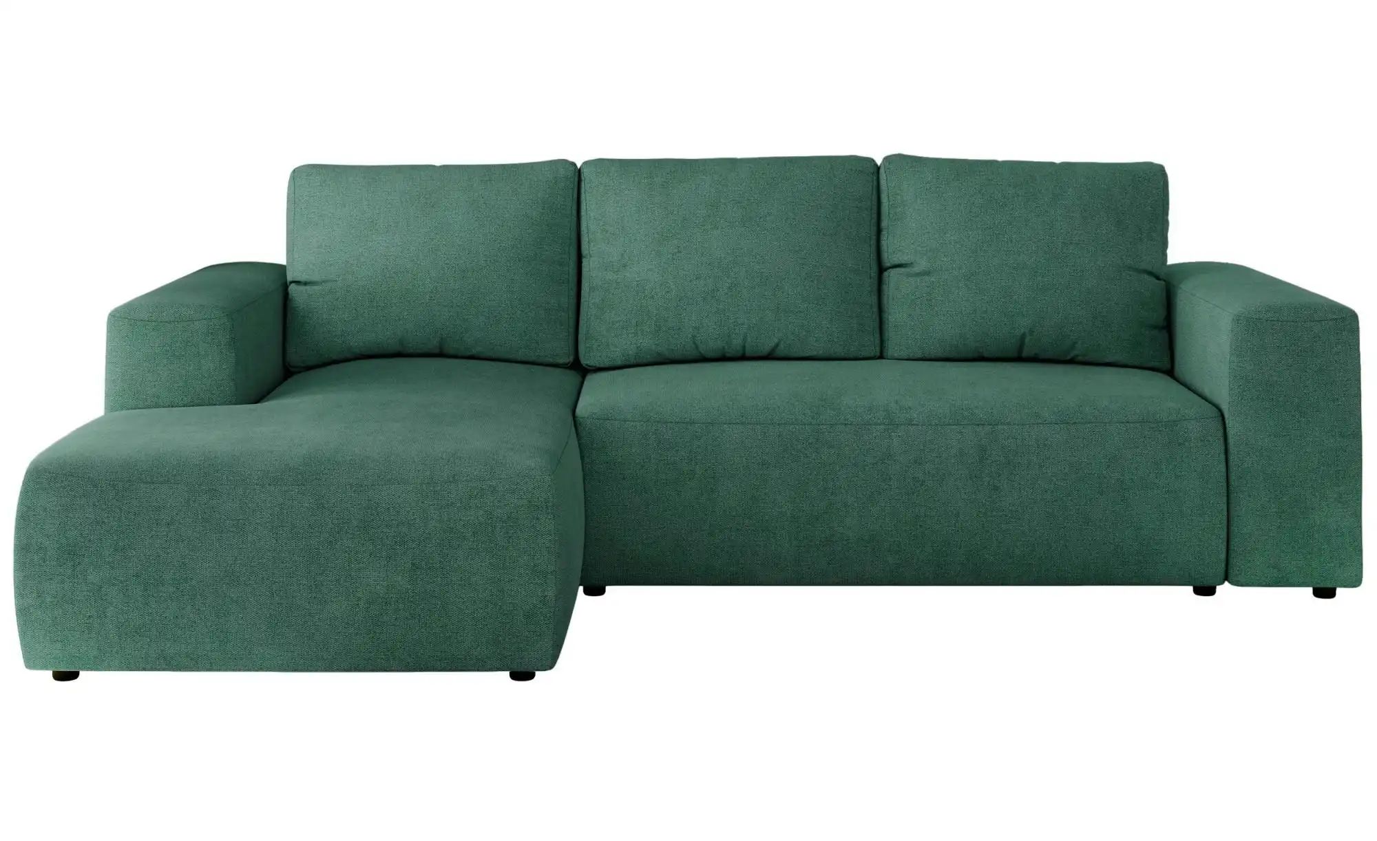 Ecksofa Beige mit Schlaffunktion Trentino ¦ grün ¦ Maße (cm): B: 266 H: 89 Polstermöbel > Sofas > Ecksofas - Höffner