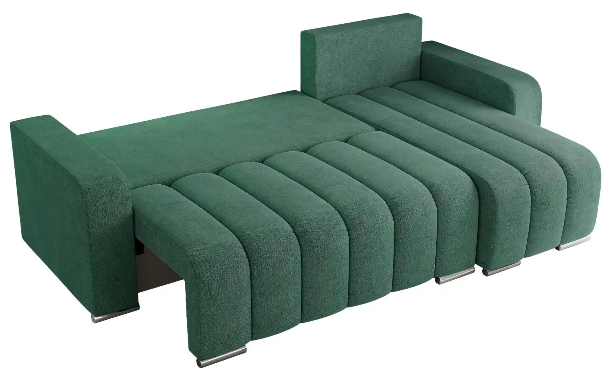 Ecksofa mit Schlaffunktion Kirasso ¦ grün ¦ Maße (cm): B: 245 H: 86 Polster günstig online kaufen