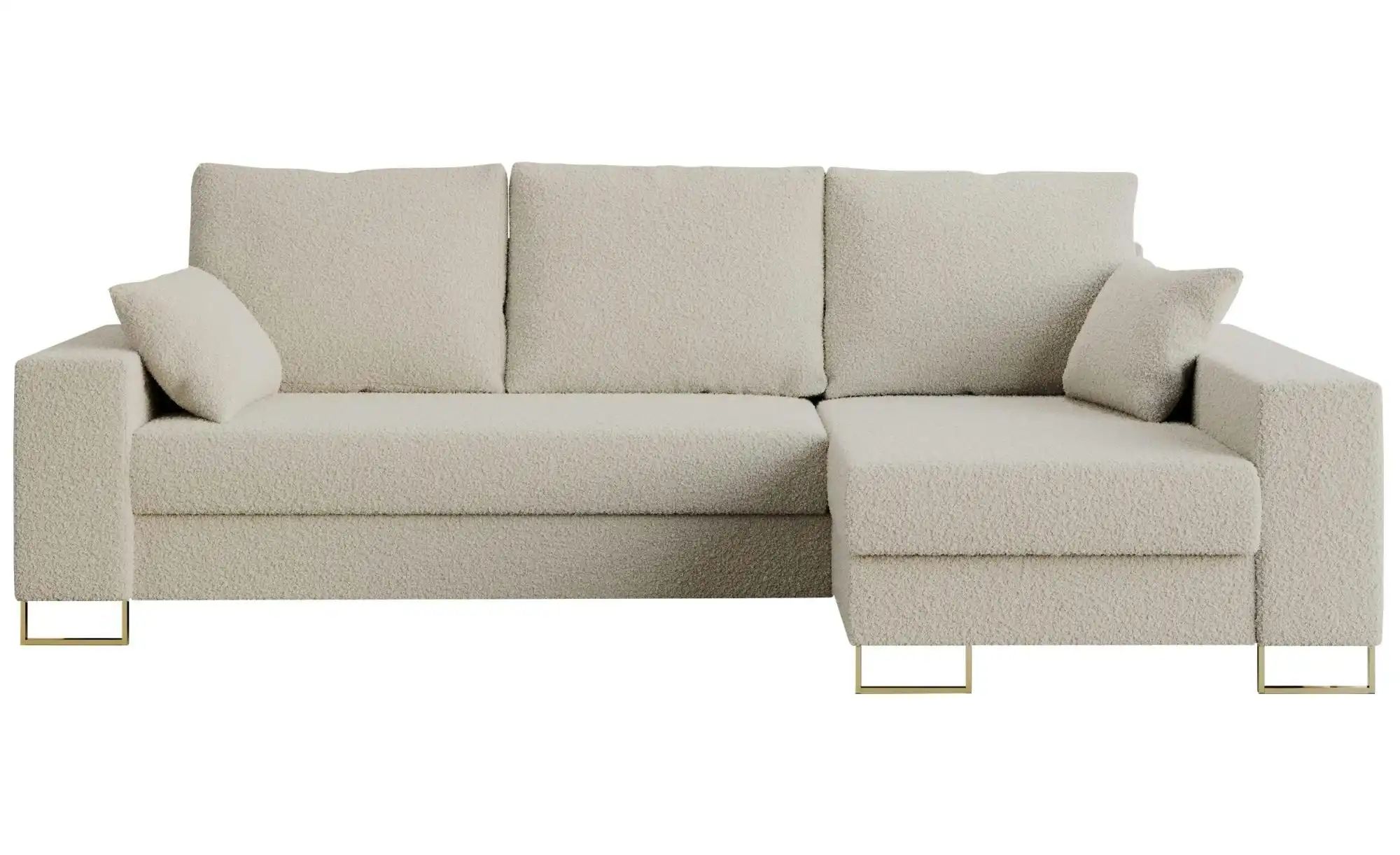 Ecksofa mit Schlaffunktion Dorain ¦ beige ¦ Maße (cm): B: 242 H: 85 Polster günstig online kaufen