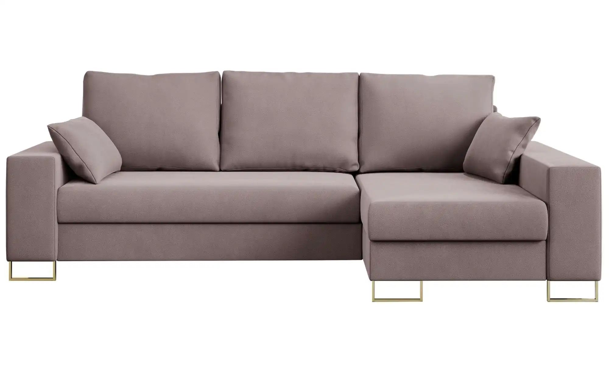 Ecksofa mit Schlaffunktion Dorain ¦ rosa/pink ¦ Maße (cm): B: 242 H: 85 Pol günstig online kaufen