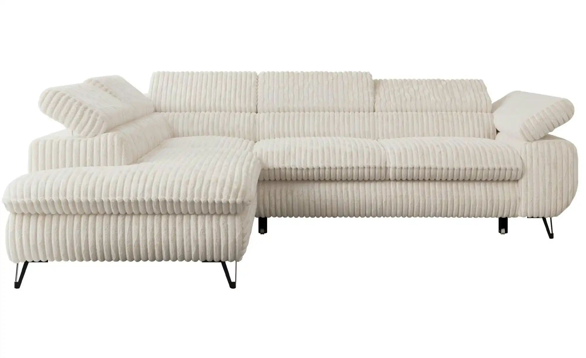 Ecksofa mit Schlaffunktion Peter ¦ beige ¦ Maße (cm): B: 273 H: 76 Polsterm günstig online kaufen